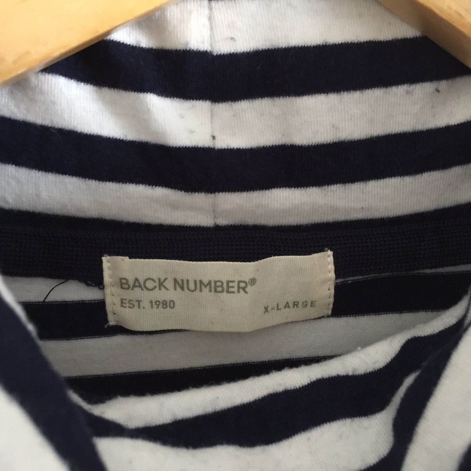 Designer Back Number Stripe T Shirt Jail T Shirt Designs Size US XL / EU 56 / 4 - 3 Thumbnail