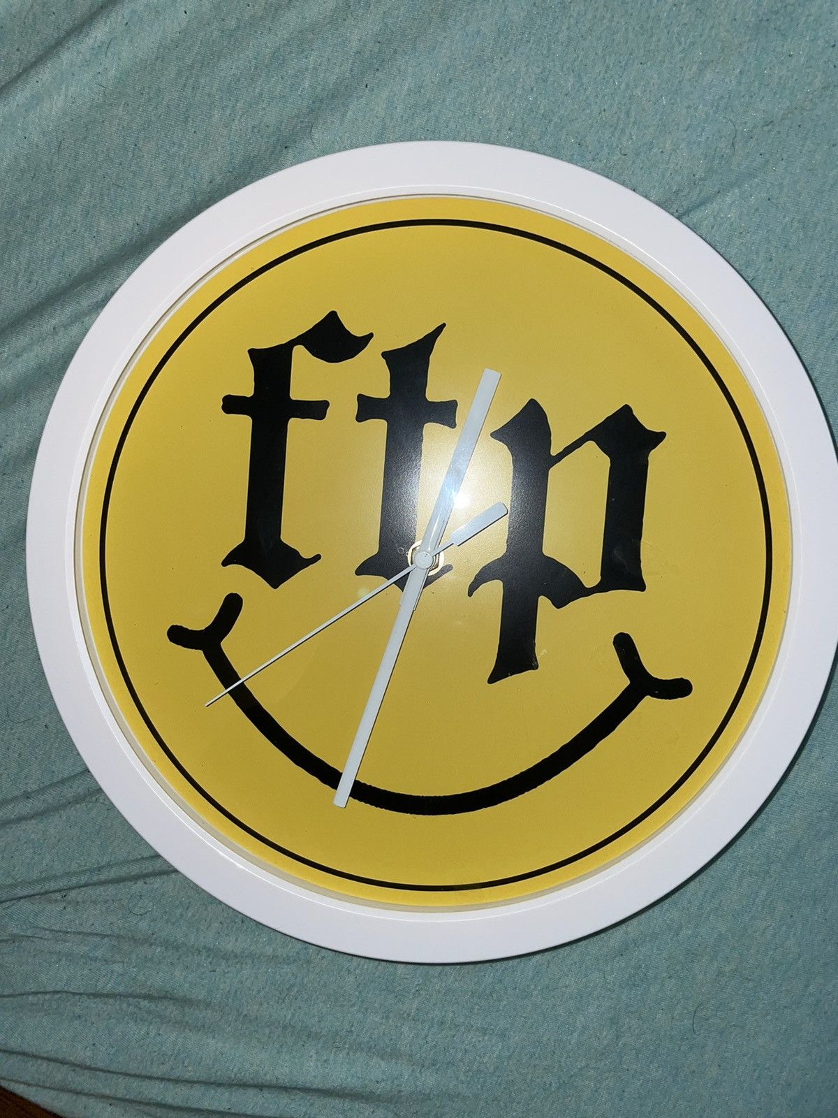 Fuck The Population FTP SMILEY FACE CLOCK Size ONE SIZE - 4 Thumbnail
