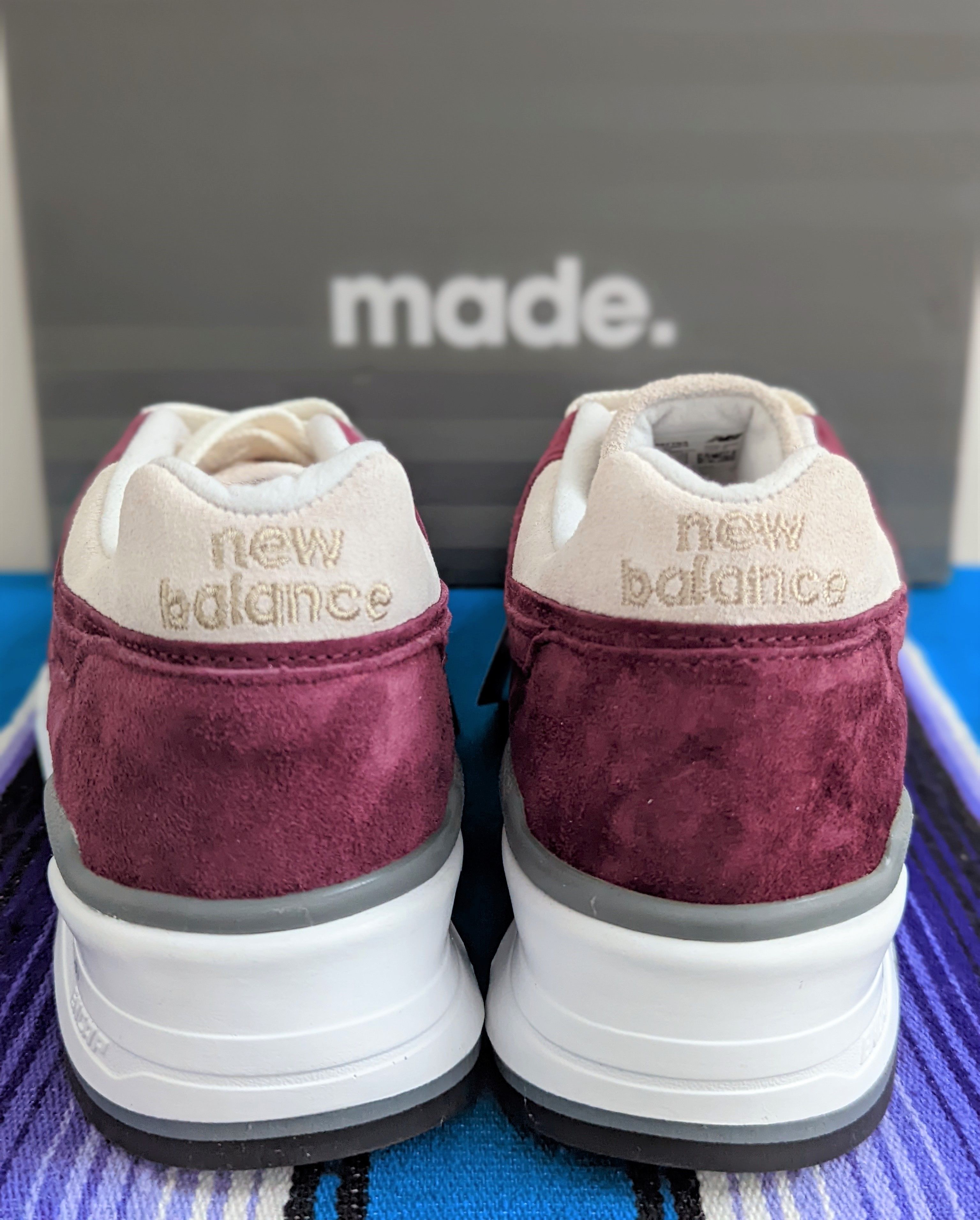 New Balance × Todd Snyder 997 Todd Snyder Triborough Burgundy Size US 10.5 / EU 43-44 - 5 Thumbnail