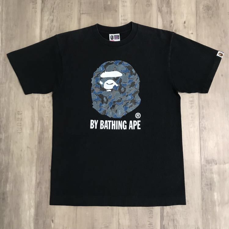 BAPE Ape Head One Point Stripe Tee Black