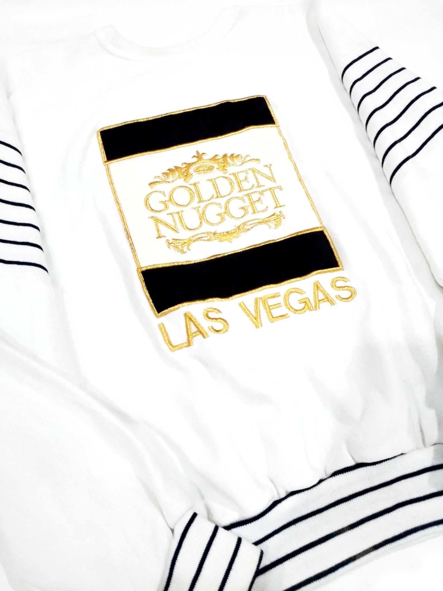 Vintage RARE! VTG GOLDEN NUGGET LAS VEGAS EMBROIDERED SWEATSHIRT Size US L / EU 52-54 / 3 - 3 Thumbnail