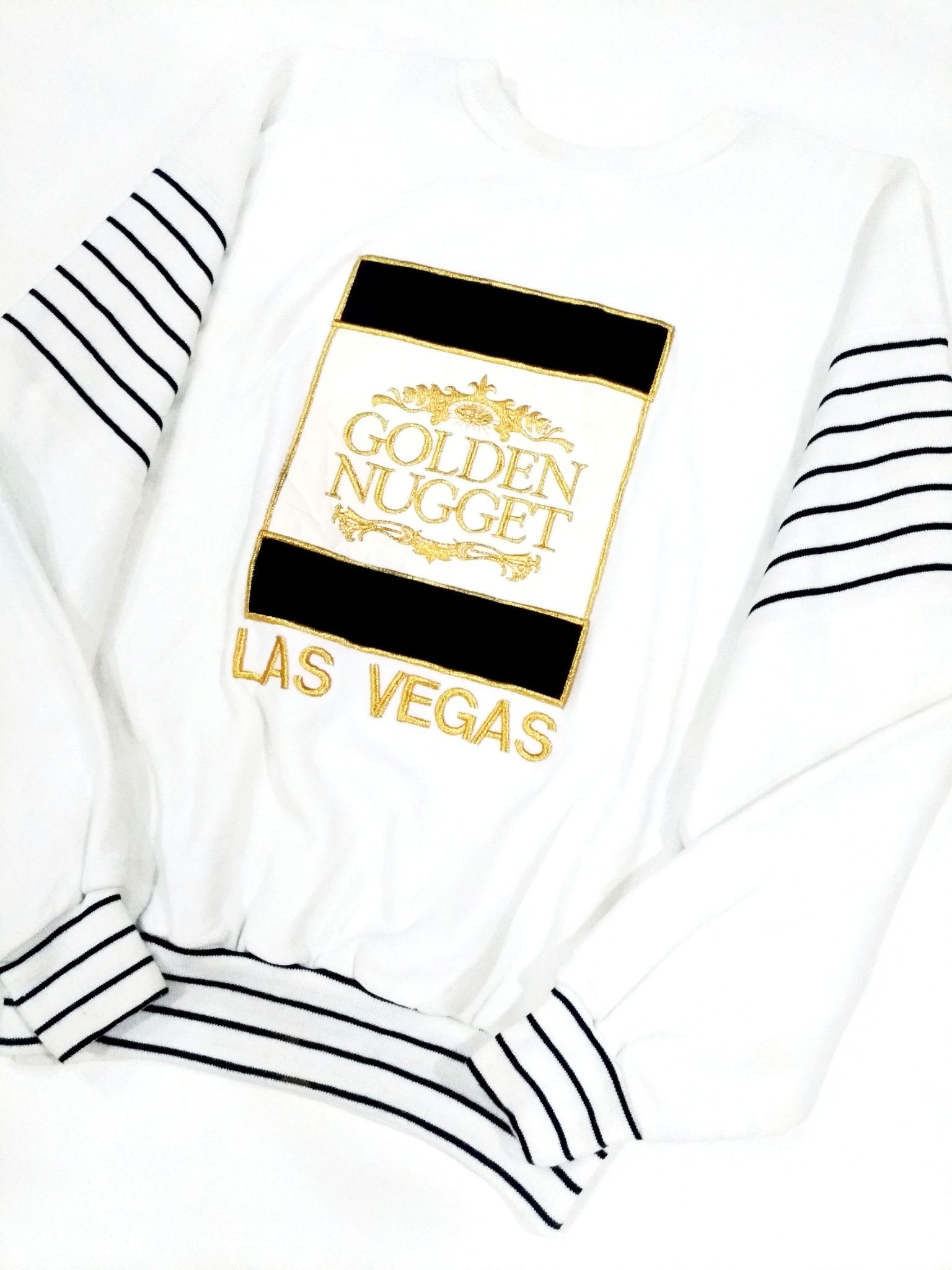 Vintage RARE! VTG GOLDEN NUGGET LAS VEGAS EMBROIDERED SWEATSHIRT Size US L / EU 52-54 / 3 - 2 Thumbnail