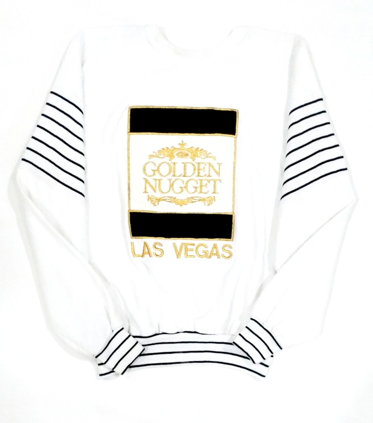 Vintage RARE! VTG GOLDEN NUGGET LAS VEGAS EMBROIDERED SWEATSHIRT Size US L / EU 52-54 / 3 - 1 Thumbnail