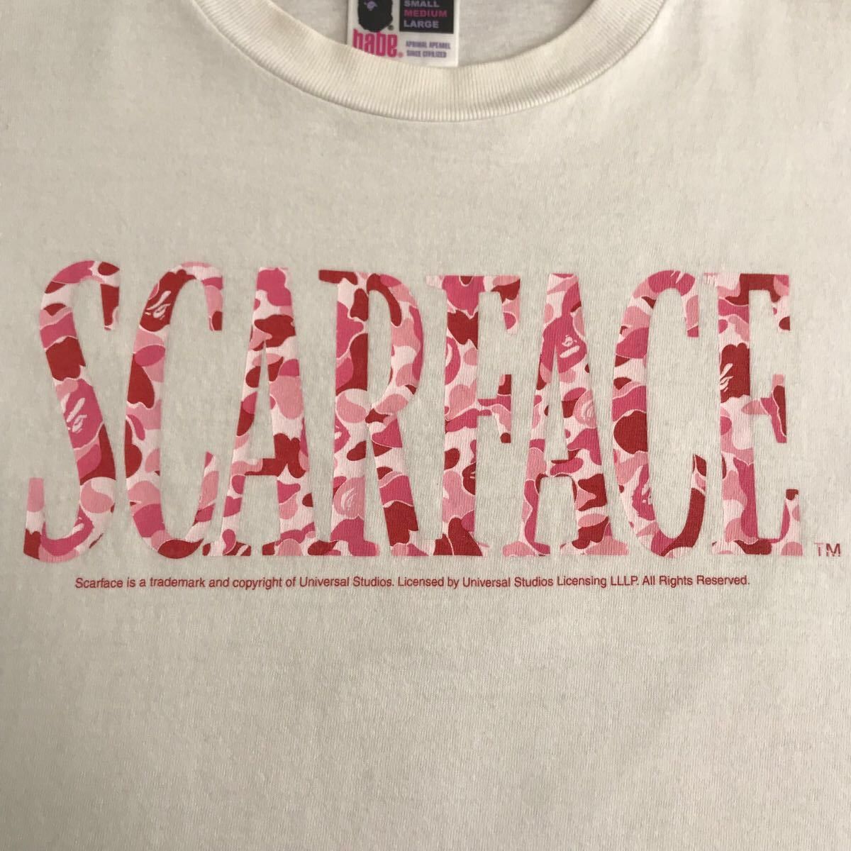 Bape BAPE x scarface T-shirt ABC camo pink Size US M / EU 48-50 / 2 - 2 Thumbnail