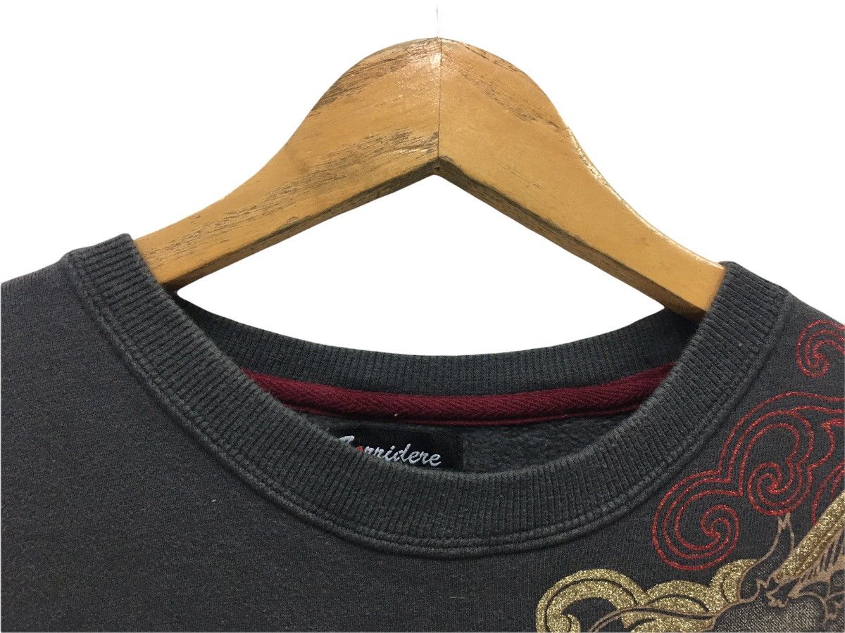 Japanese Brand Sorridere Sukajan Dragon Motif Fish Koi Sweatshirt Size US S / EU 44-46 / 1 - 9 Thumbnail