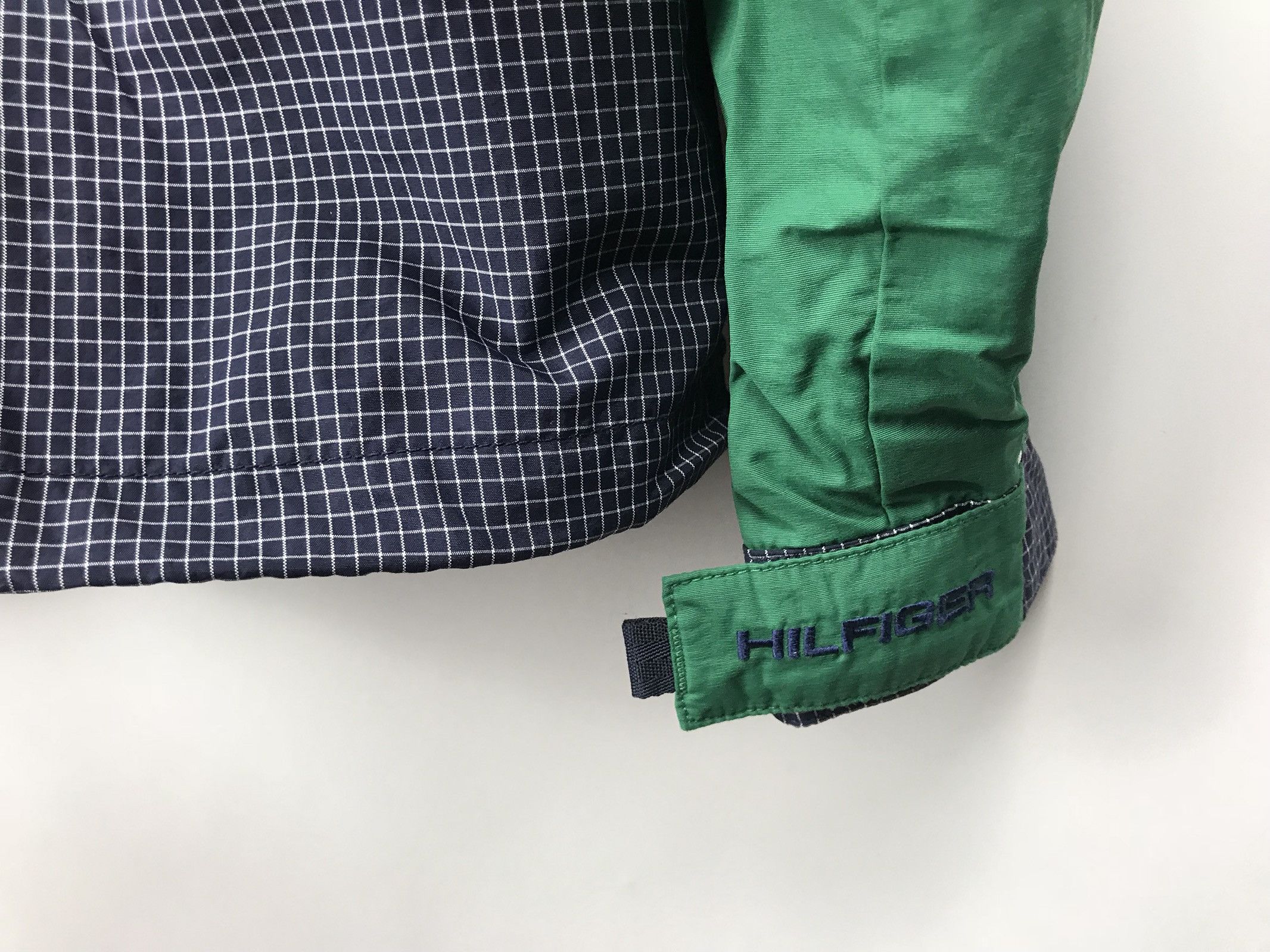 Tommy Hilfiger Tommy Hilfiger Vintage Logo Nylon Green Blue Jacket L OU027 Size US L / EU 52-54 / 3 - 8 Thumbnail
