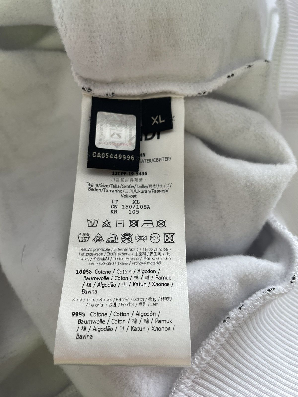 Fendi Super Runway Fendi x Joshua Vides Fendi Hoodie Size US XL / EU 56 / 4 - 10 Thumbnail