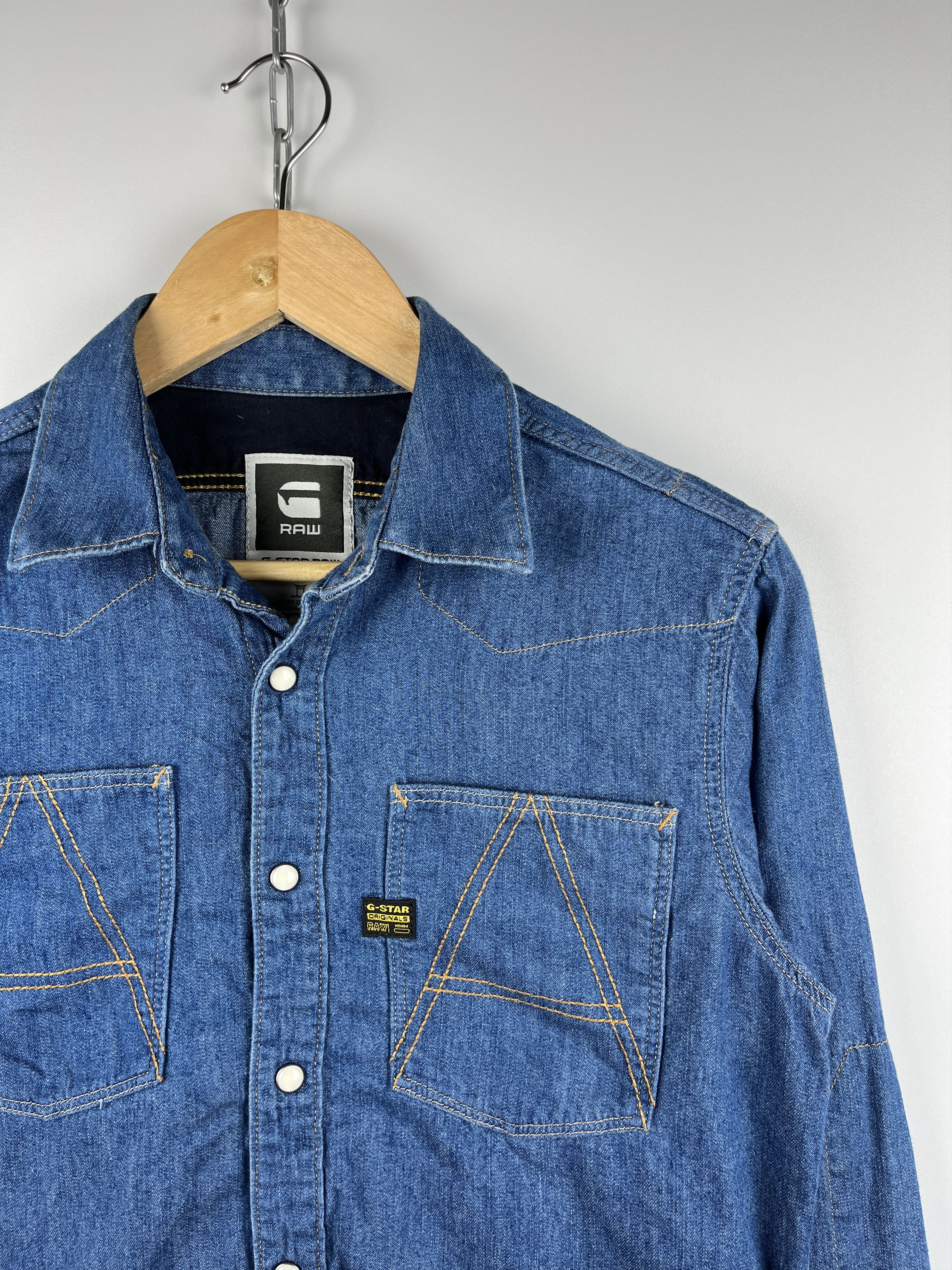 G-Star G-Star RAW Denim Jeans Long Sleeve Shirt Size US S / EU 44-46 / 1 - 4 Thumbnail