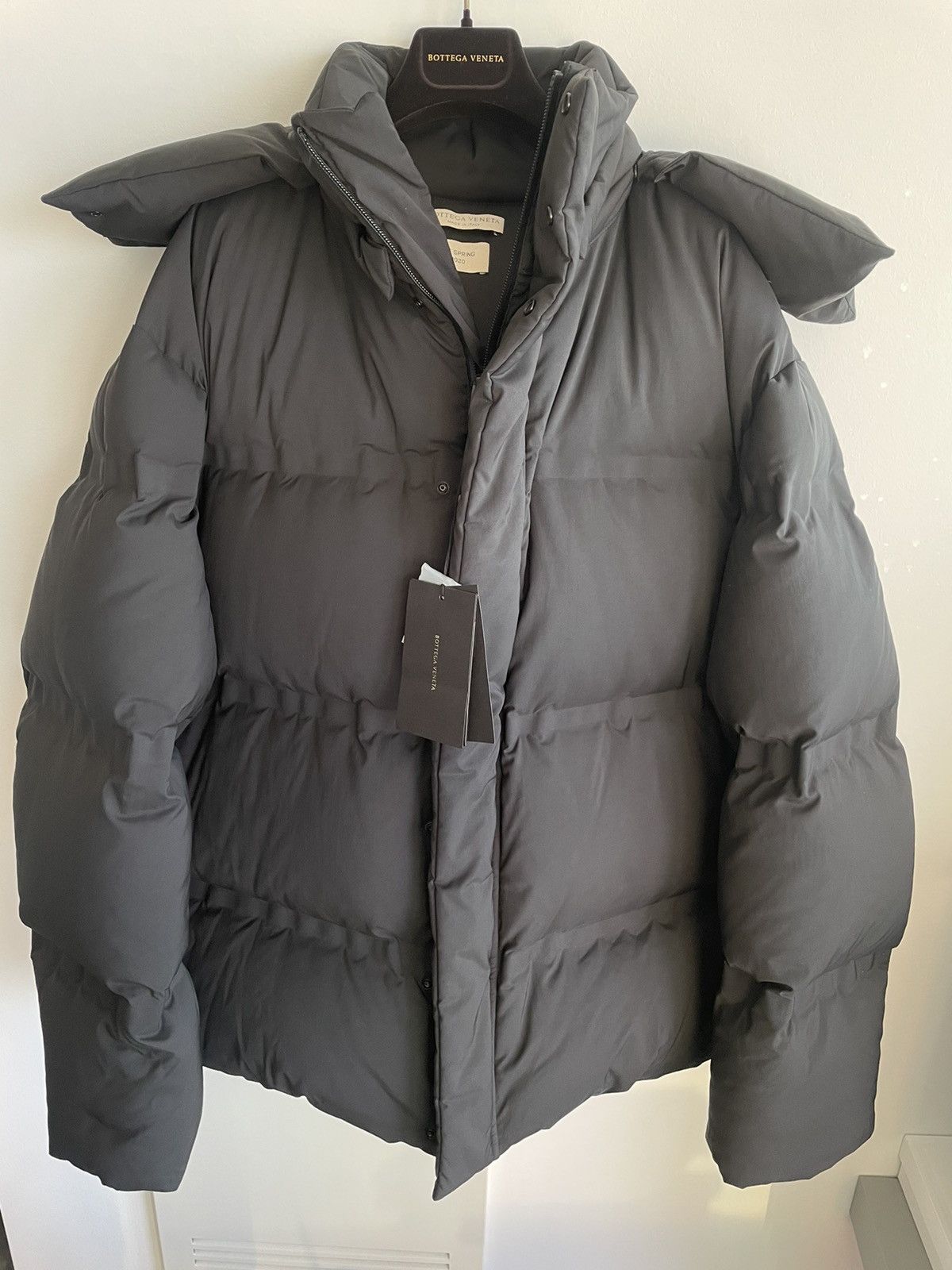 Bottega Veneta $4k Value Super Runway Grey Goose Down Coat By Daniel Lee Size US XL / EU 56 / 4 - 19 Thumbnail