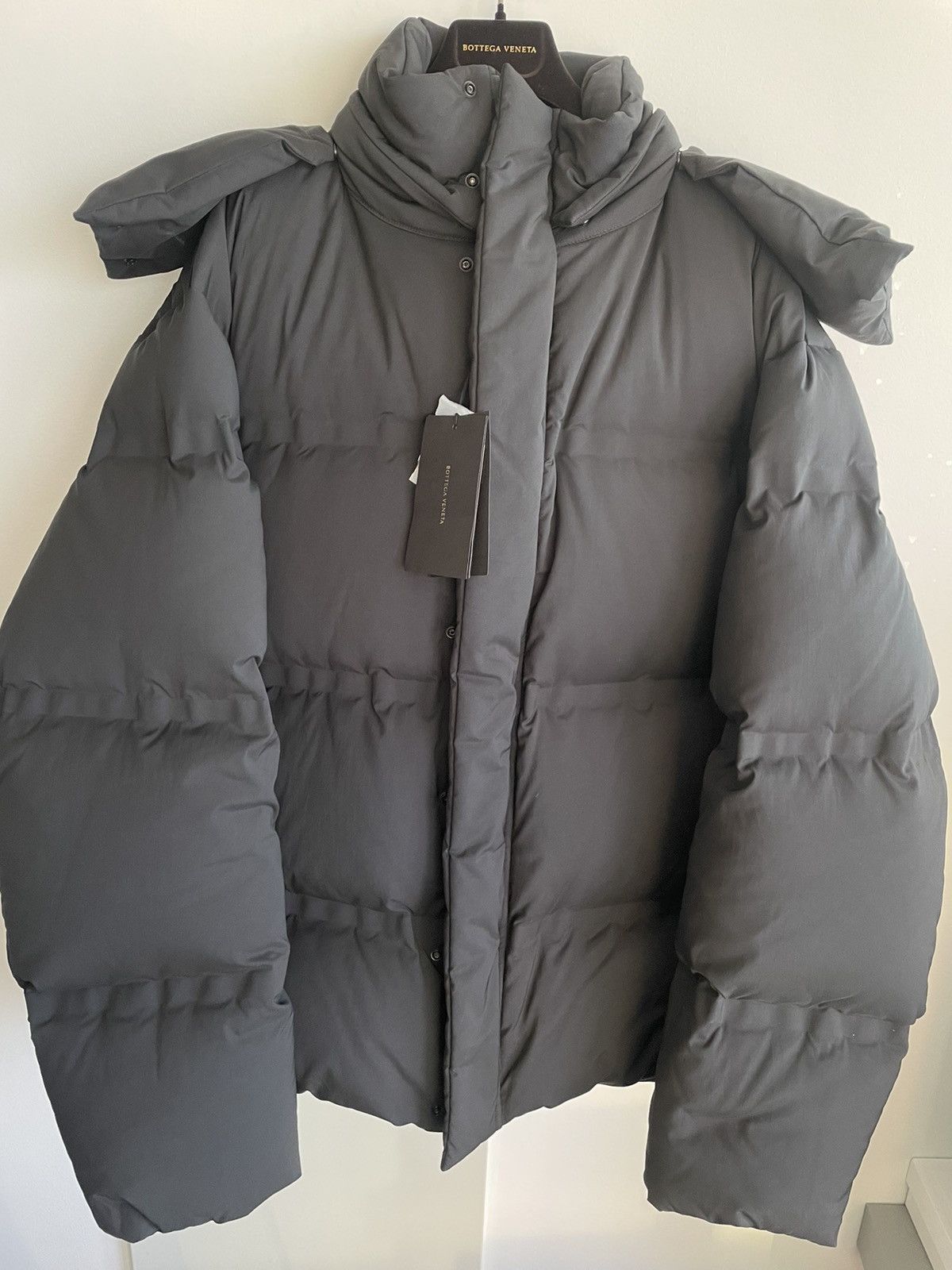 Bottega Veneta $4k Value Super Runway Grey Goose Down Coat By Daniel Lee Size US XL / EU 56 / 4 - 20 Thumbnail