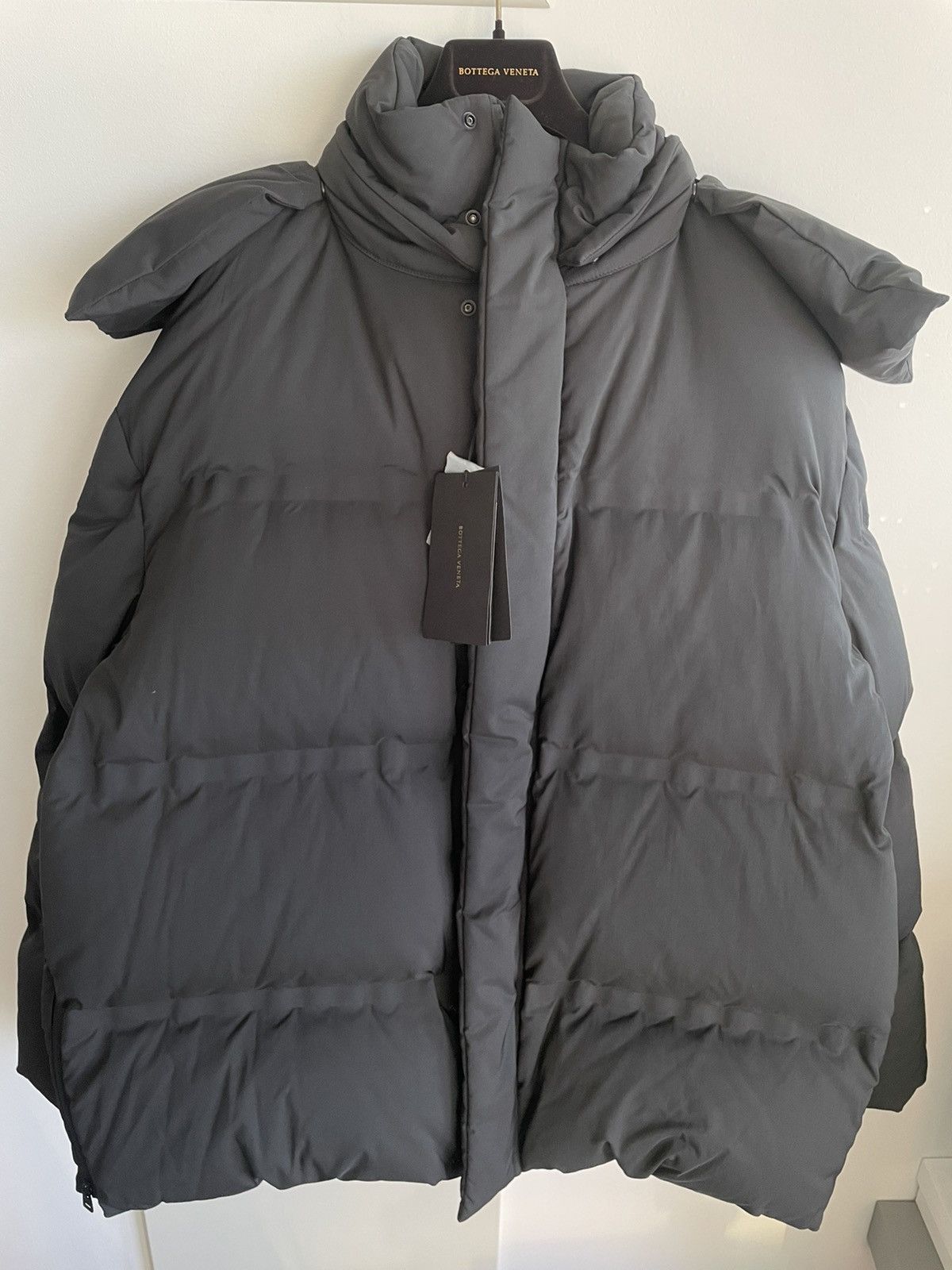 Bottega Veneta $4k Value Super Runway Grey Goose Down Coat By Daniel Lee Size US XL / EU 56 / 4 - 18 Thumbnail
