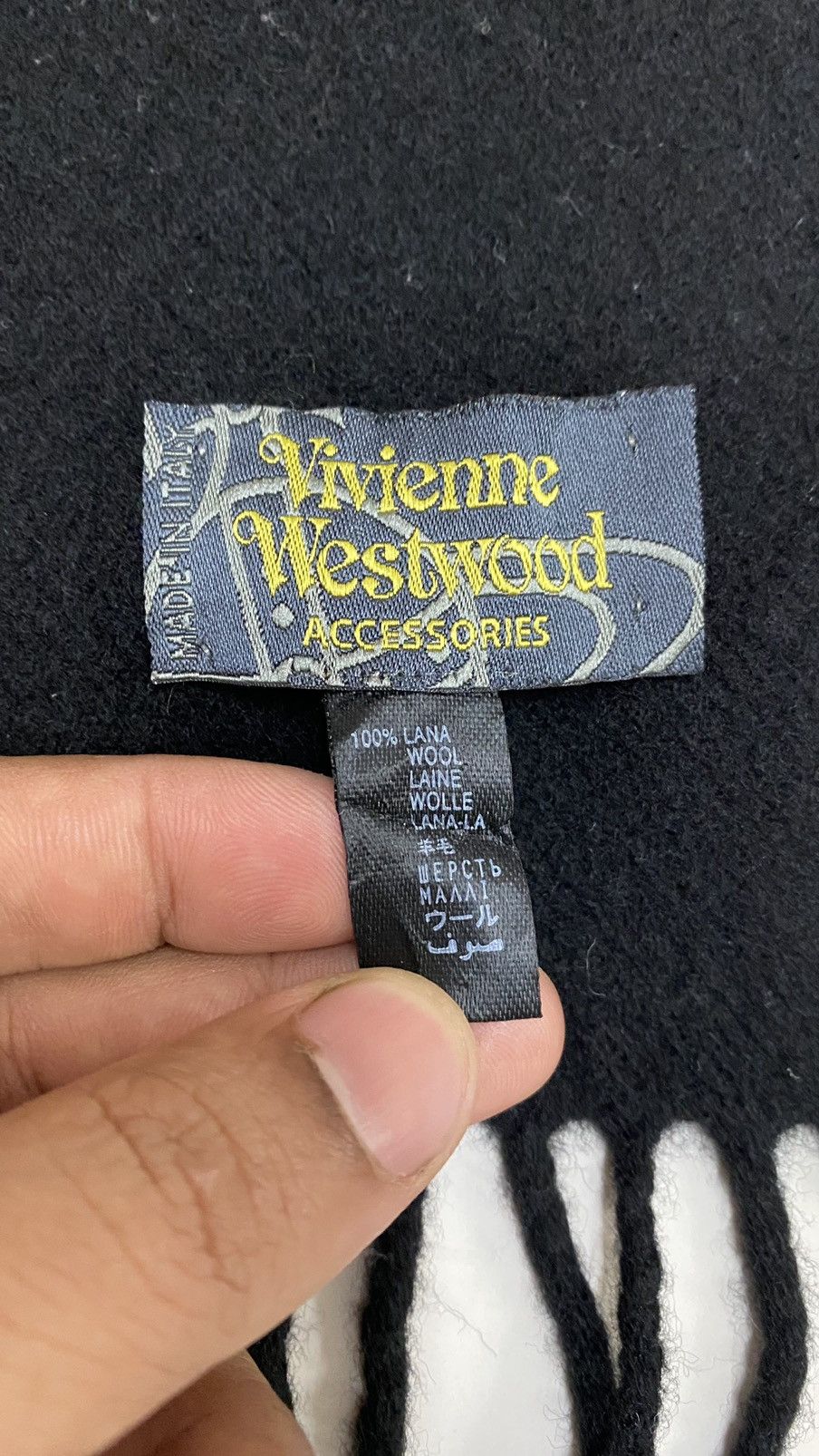 Vivienne Westwood Vintage Vivienne Westwood Wool Scarf Muffler Size ONE SIZE - 4 Thumbnail