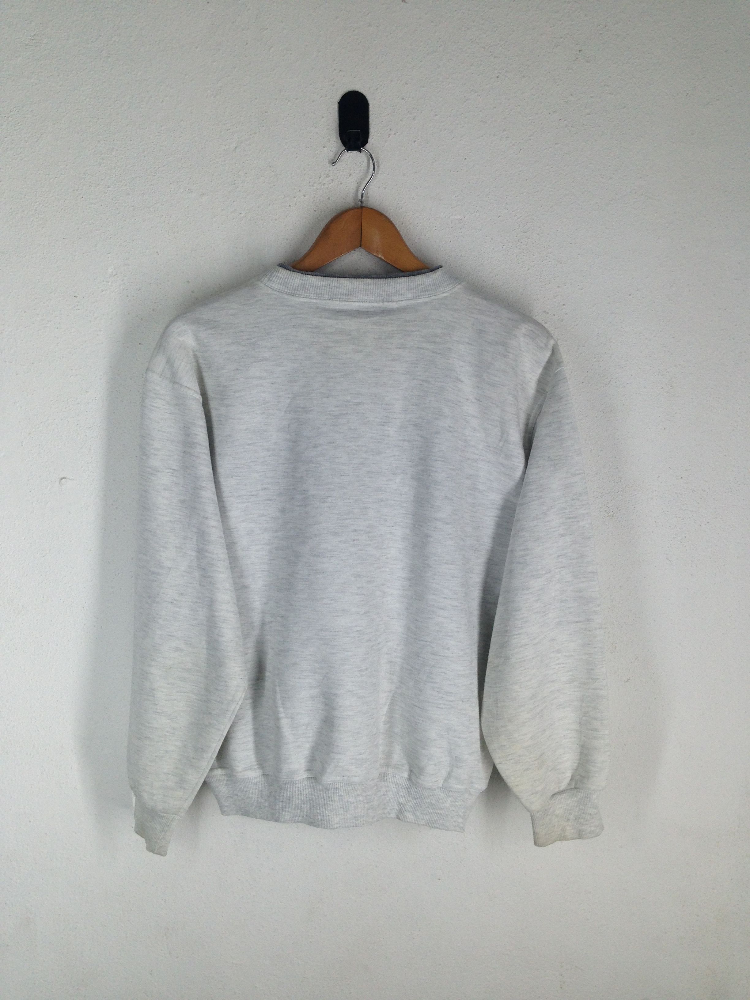 Valentino CARLO VALENTINO Sweatshirt pullover spellout embroidery Size US L / EU 52-54 / 3 - 2 Thumbnail