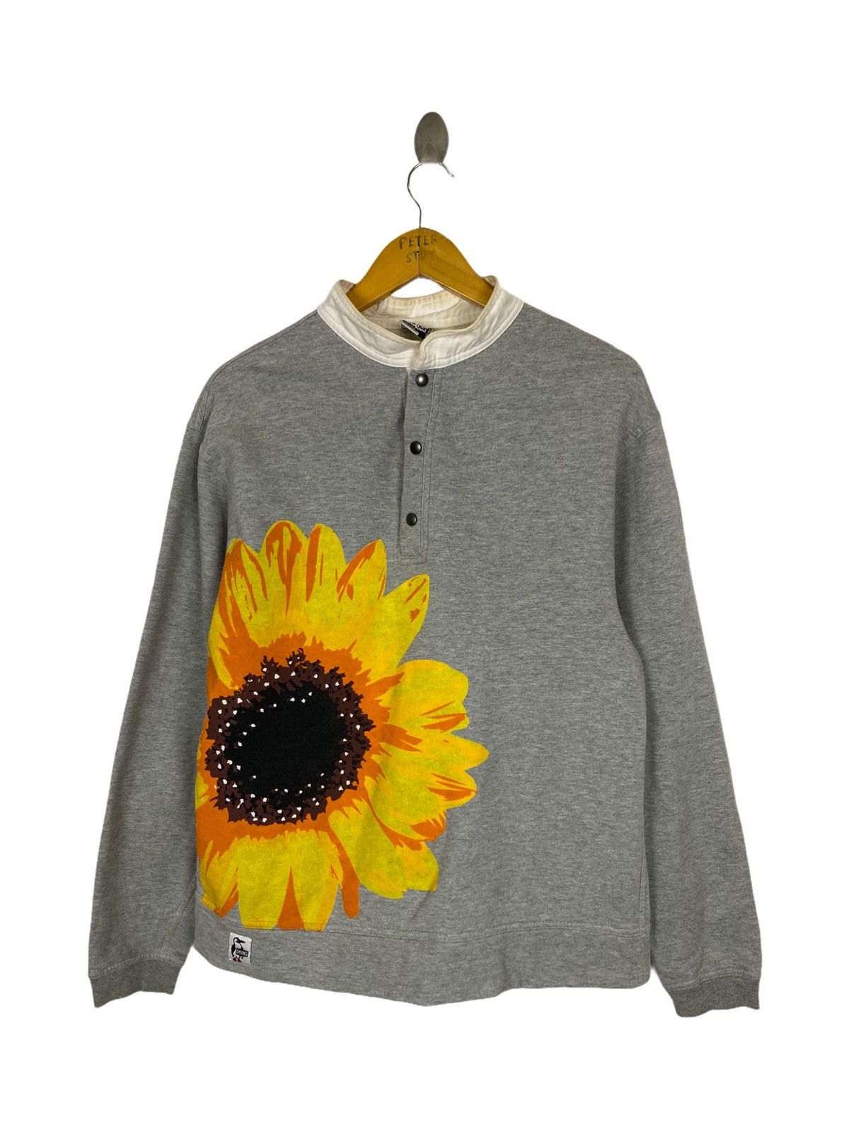 Chums × Vintage GK150 Vintage Chums Sun Flower Design Sweater Size US S / EU 44-46 / 1 - 1 Thumbnail