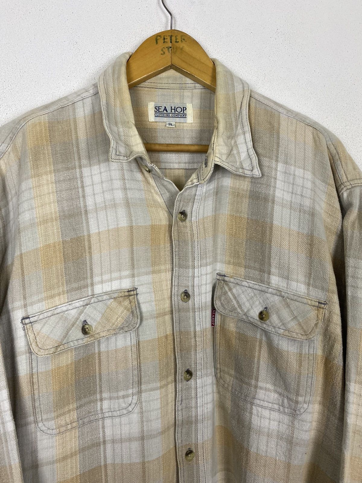 Flannel × Port & Company × Vintage GK155 VINTAGE SEA HOP CLOTHING COMPANY FLANNEL JACKET Size US L / EU 52-54 / 3 - 3 Thumbnail
