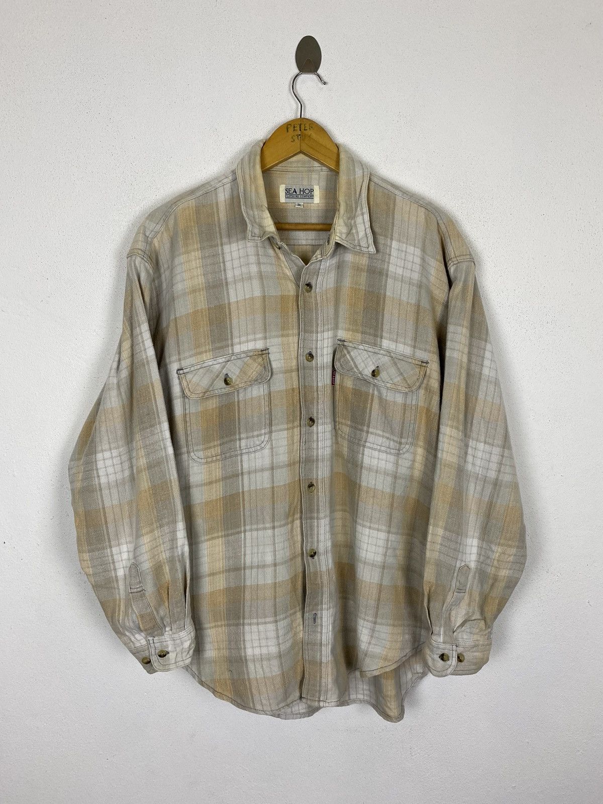 Flannel × Port & Company × Vintage GK155 VINTAGE SEA HOP CLOTHING COMPANY FLANNEL JACKET Size US L / EU 52-54 / 3 - 2 Thumbnail