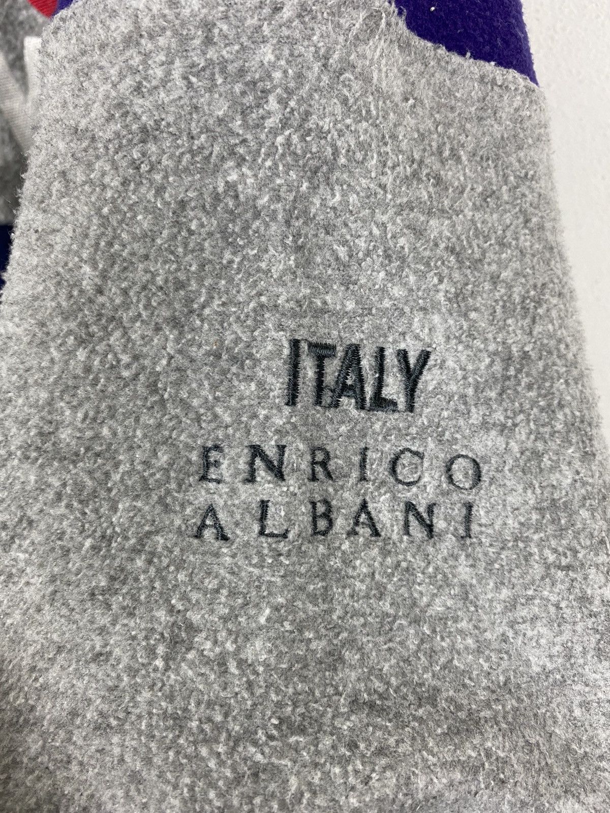 Enrico Coveri × Vintage GK153 VINTAGE ENRICO ALBANI EMBROIDERY LOGO SWEATER Size US L / EU 52-54 / 3 - 7 Thumbnail