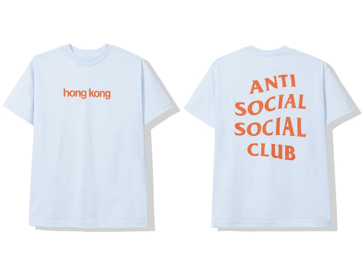 Anti Social Social Club DS Orange ASSC Hong Kong HK city Blue Tee FTP FOG CDG BAPE Size US S / EU 44-46 / 1 - 6 Thumbnail