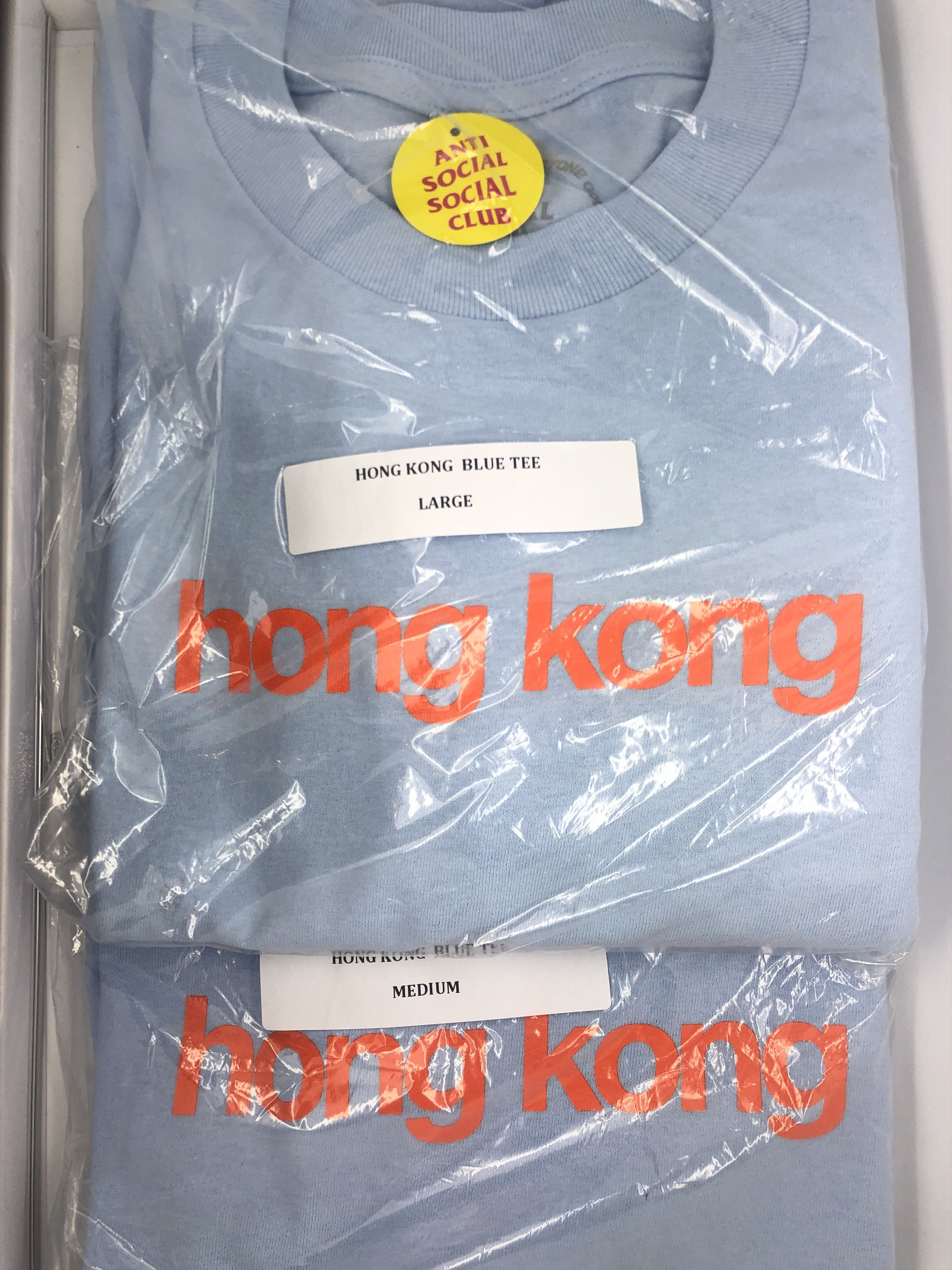 Anti Social Social Club DS Orange ASSC Hong Kong HK city Blue Tee FTP FOG CDG BAPE Size US S / EU 44-46 / 1 - 7 Thumbnail