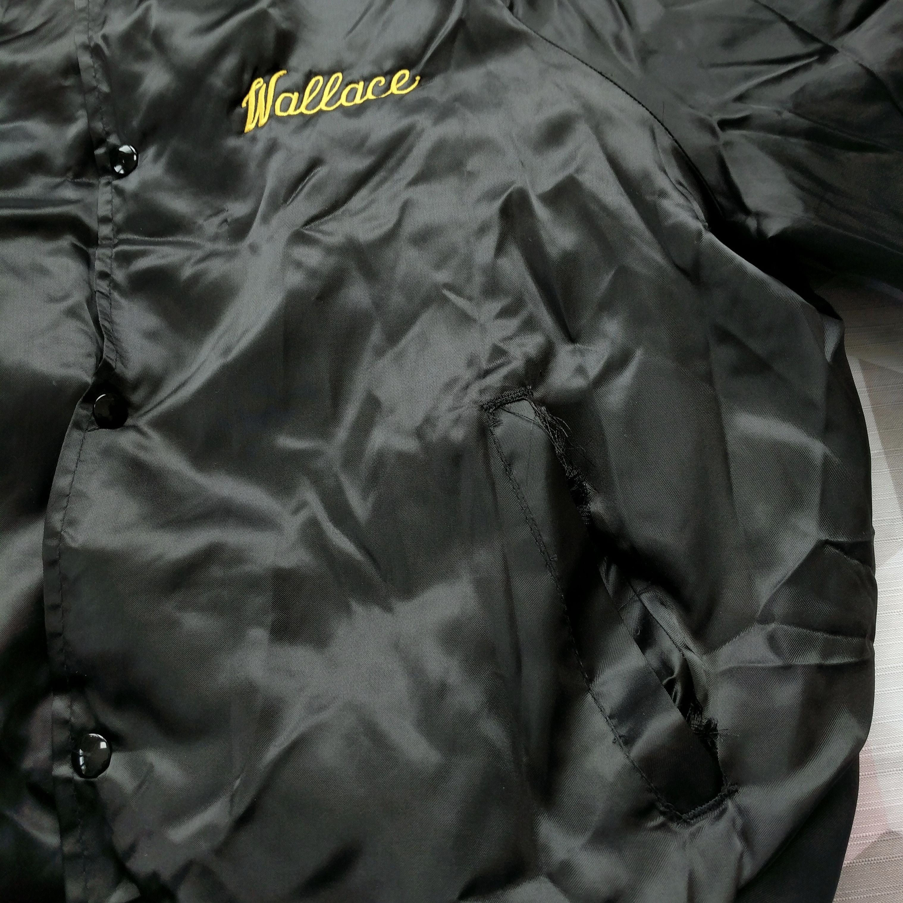 Vintage VINTAGE 80'S WEST ARK SATIN BOMBER JACKET US ARMY Size US XL / EU 56 / 4 - 6 Thumbnail