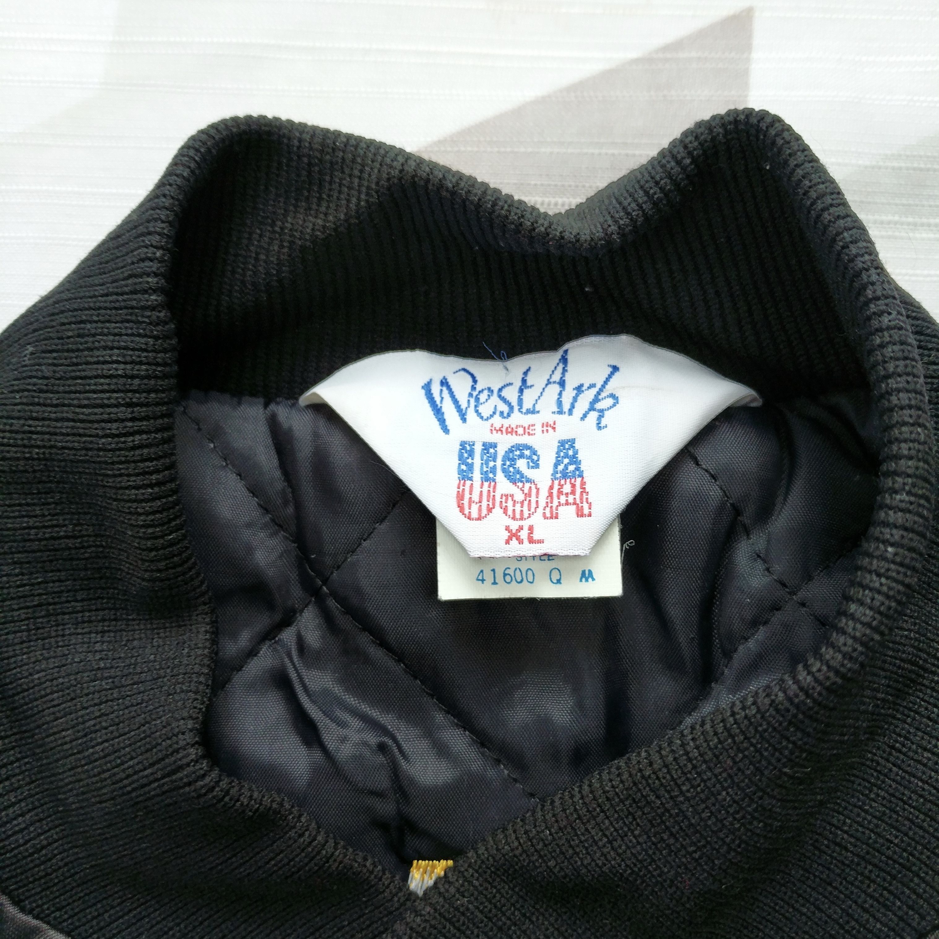 Vintage VINTAGE 80'S WEST ARK SATIN BOMBER JACKET US ARMY Size US XL / EU 56 / 4 - 7 Thumbnail