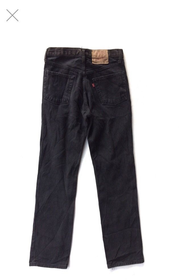 Levi's Vintage Clothing Levis Super Black Embroidery Flower Denim Pant Size US 28 / EU 44 - 9 Thumbnail