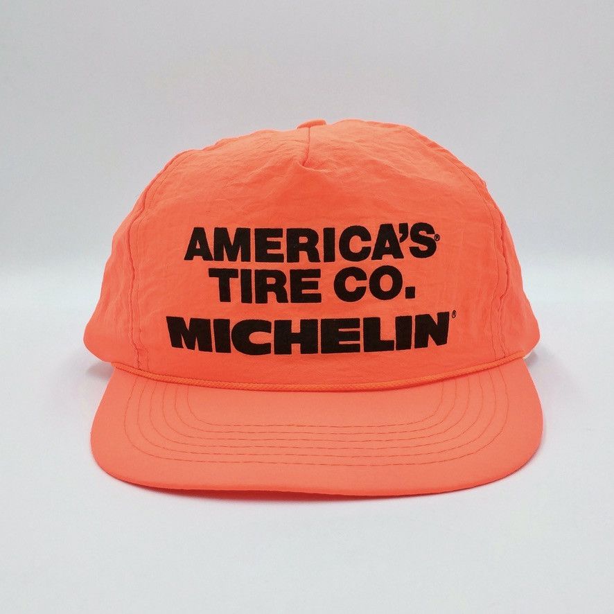 Other Vintage Michelin Tires Snapback Nylon Trucker Hat Size ONE SIZE - 2 Thumbnail