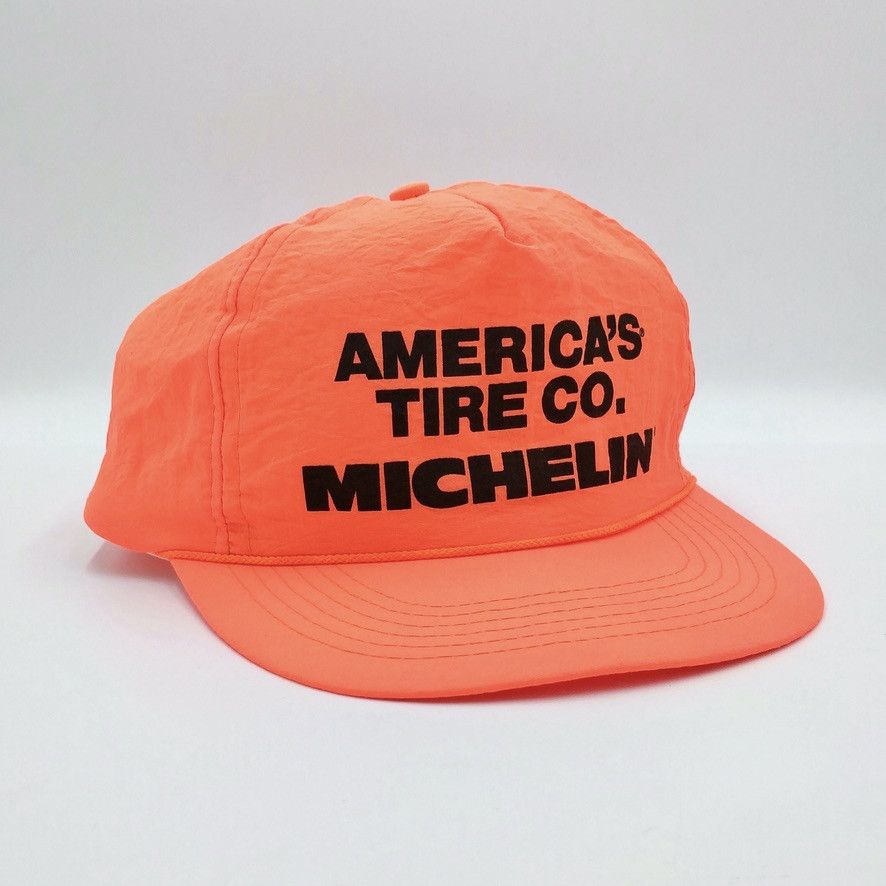 Other Vintage Michelin Tires Snapback Nylon Trucker Hat Size ONE SIZE - 1 Thumbnail