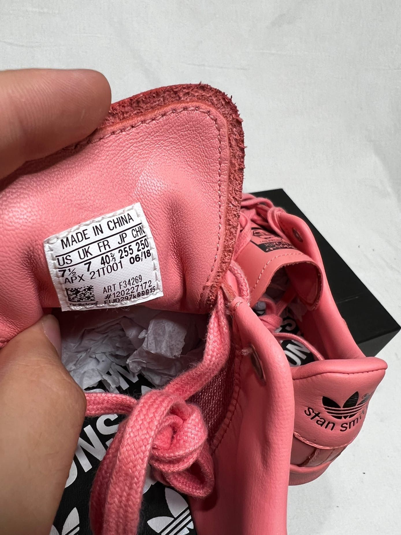 Adidas × Raf Simons Raf Simons x Stan Smith 'Tactile Rose' Size US 7.5 / EU 40-41 - 5 Thumbnail
