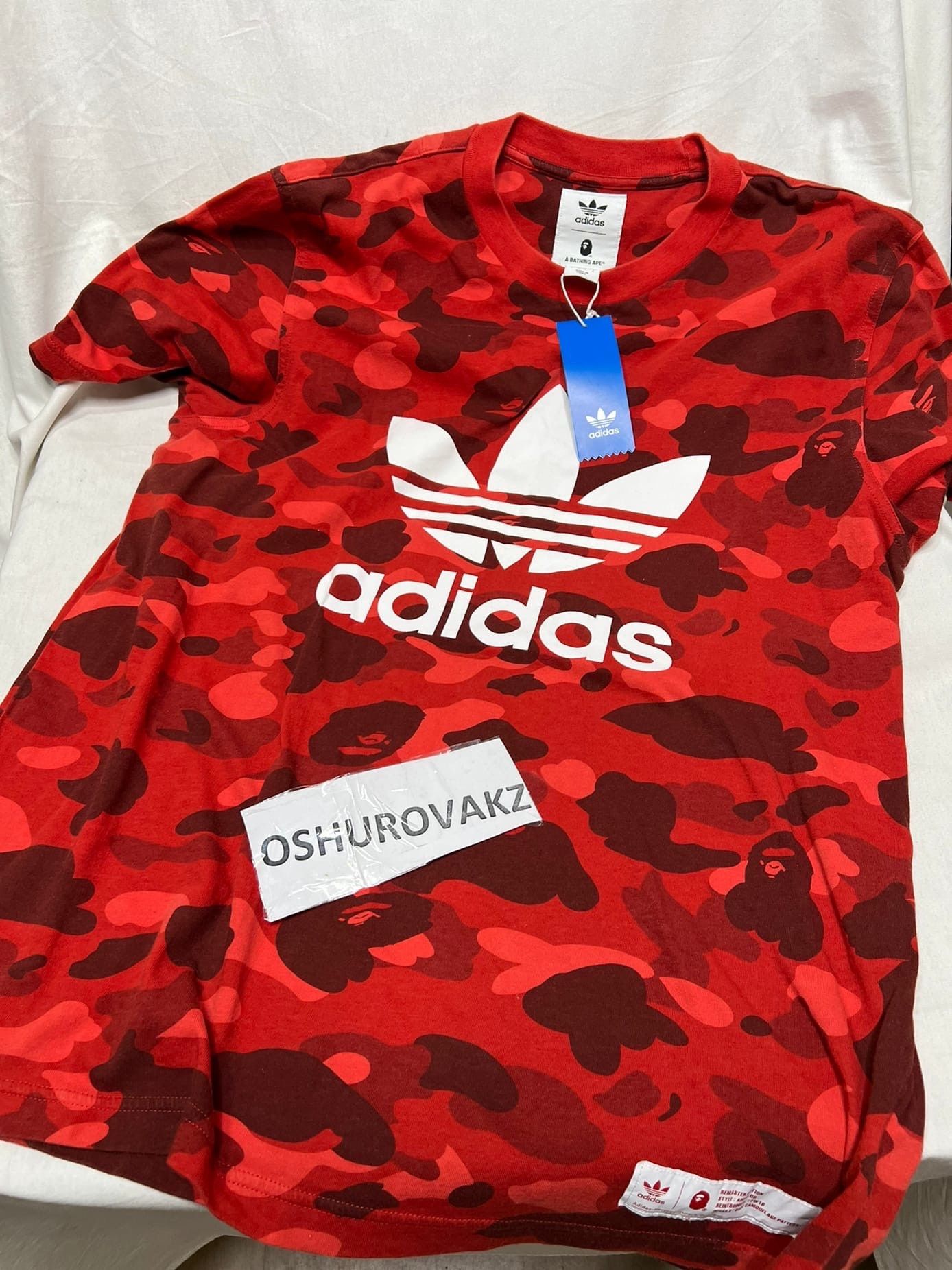 Adidas × Bape Bape x Adidas Adicolor Tee Size US L / EU 52-54 / 3 - 3 Thumbnail
