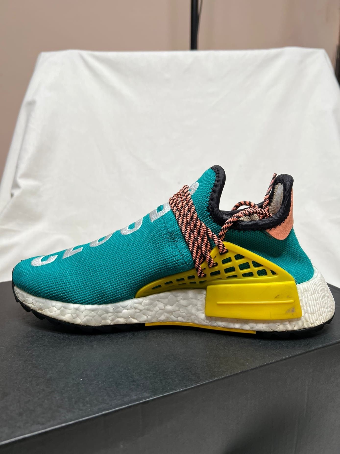 Adidas × Pharrell "AC7188 adidas Human Race NMD Pharrell Sun Glow" Size US 5 / EU 37 - 4 Thumbnail