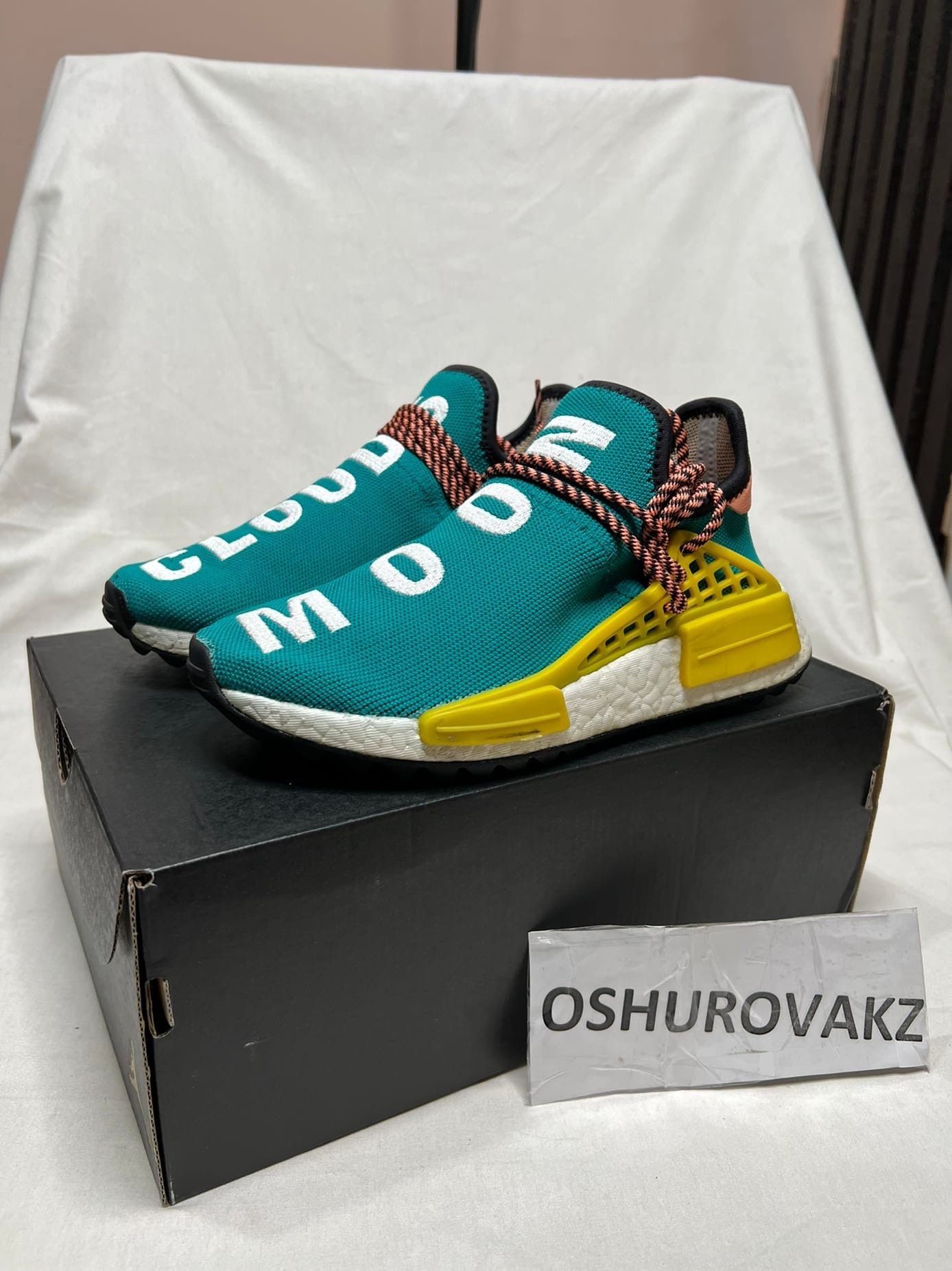 Adidas × Pharrell "AC7188 adidas Human Race NMD Pharrell Sun Glow" Size US 5 / EU 37 - 1 Thumbnail