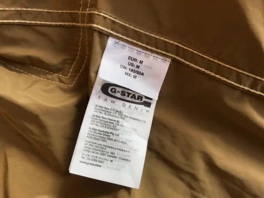 G-Star Vintage G Star Raw Faeroes Light Beige Pocket Parka Jacket Size US M / EU 48-50 / 2 - 6 Thumbnail