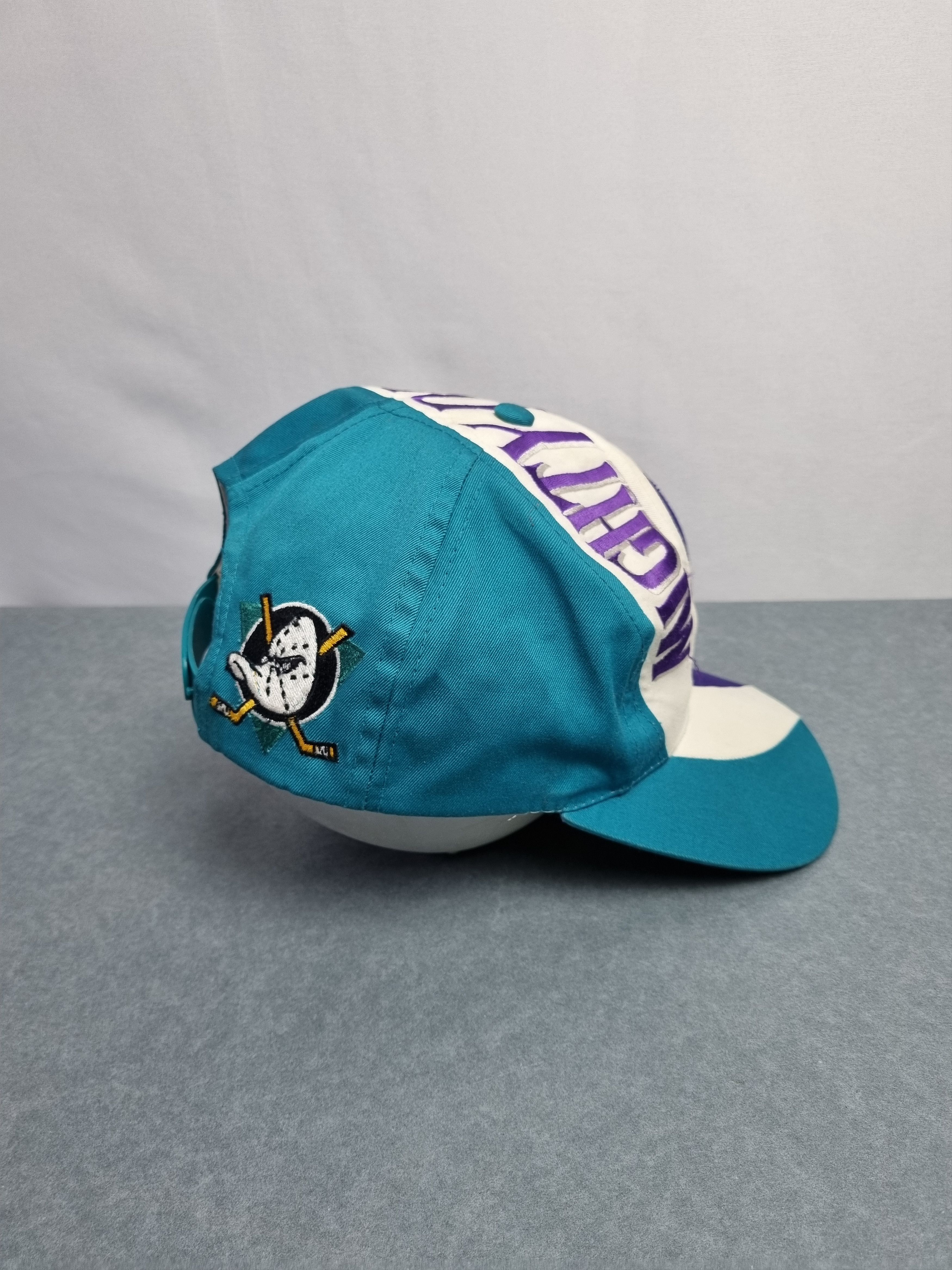 NHL × Sports Specialties Very rare 90s Mighty Ducks NHL Vintage Cap Size ONE SIZE - 5 Thumbnail