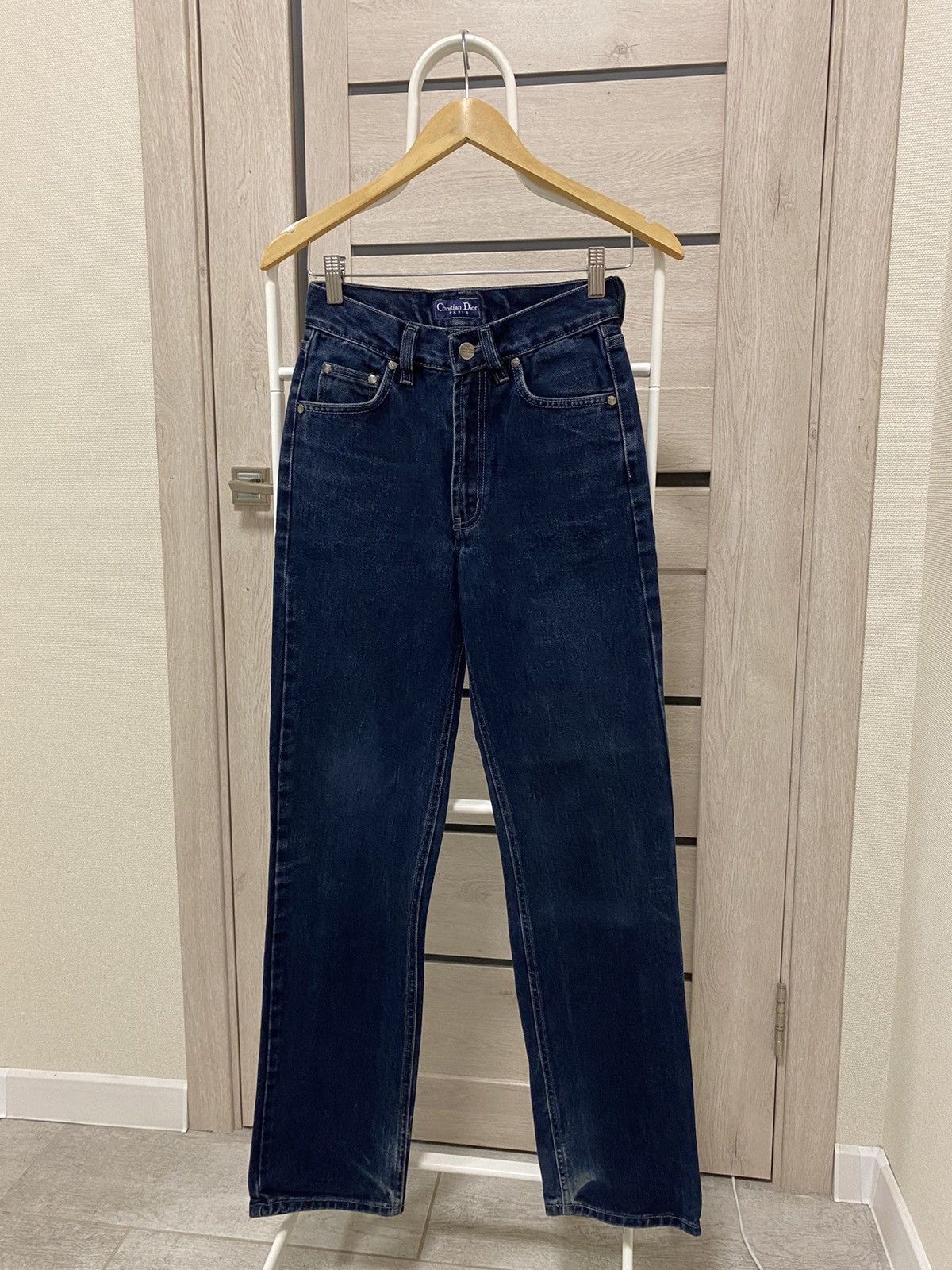 Christian Dior Monsieur × Vintage Christian Dior Vintage Navy Cotton Jeans Size US 28 / EU 44 - 1 Thumbnail