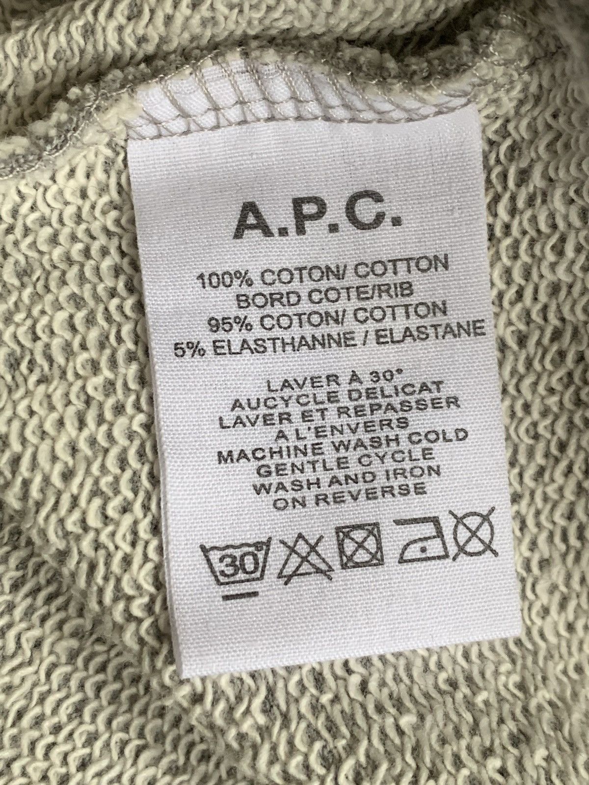 A.P.C. A.P.C. EMBROIDERED SWEATSHIRT Size US XL / EU 56 / 4 - 8 Thumbnail