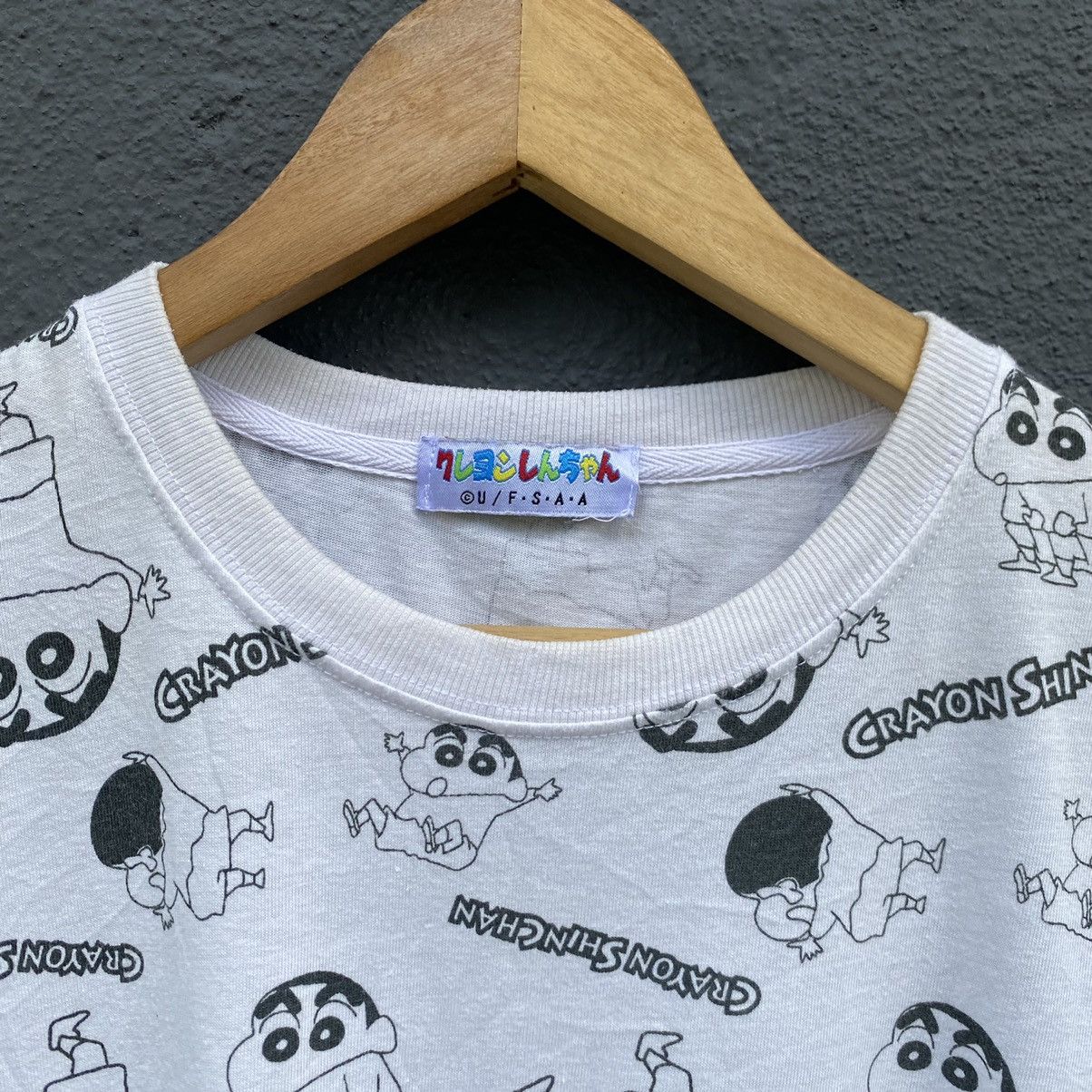 Anime Vintage Crayon Shin Chan Anime ERD GRUNGE THRASHED TSHIRT Size US L / EU 52-54 / 3 - 3 Thumbnail