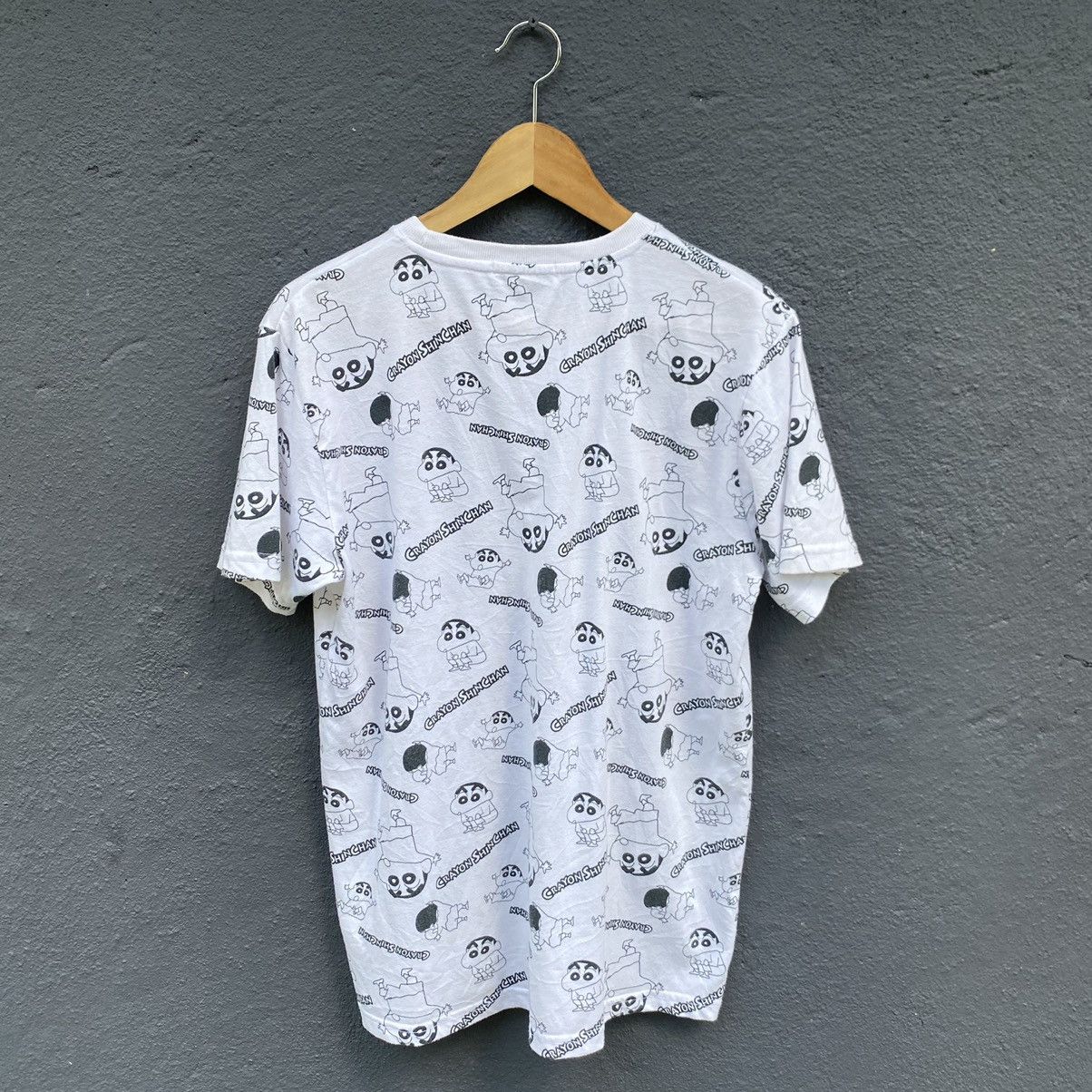 Anime Vintage Crayon Shin Chan Anime ERD GRUNGE THRASHED TSHIRT Size US L / EU 52-54 / 3 - 2 Thumbnail
