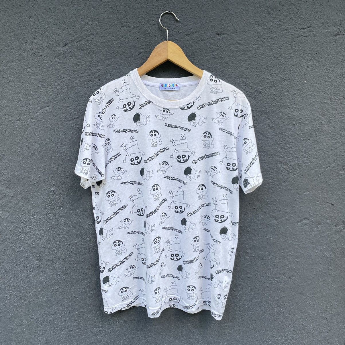 Anime Vintage Crayon Shin Chan Anime ERD GRUNGE THRASHED TSHIRT Size US L / EU 52-54 / 3 - 1 Thumbnail