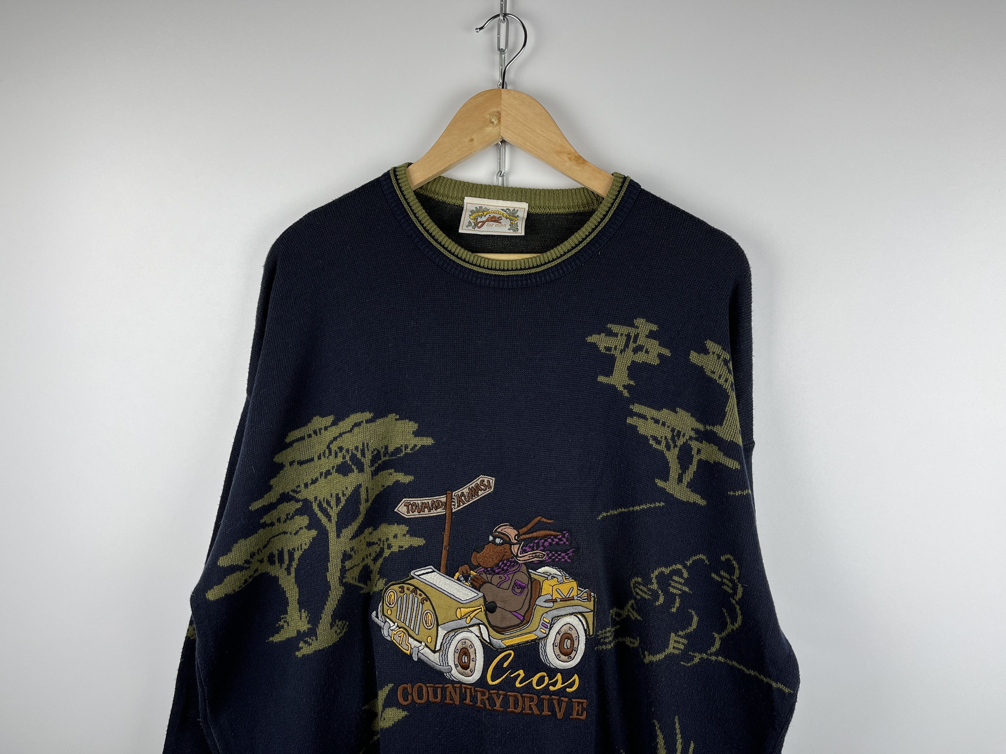 Vintage 90's Vintage Jac Cross Country Drive Sweater Size US XL / EU 56 / 4 - 4 Thumbnail