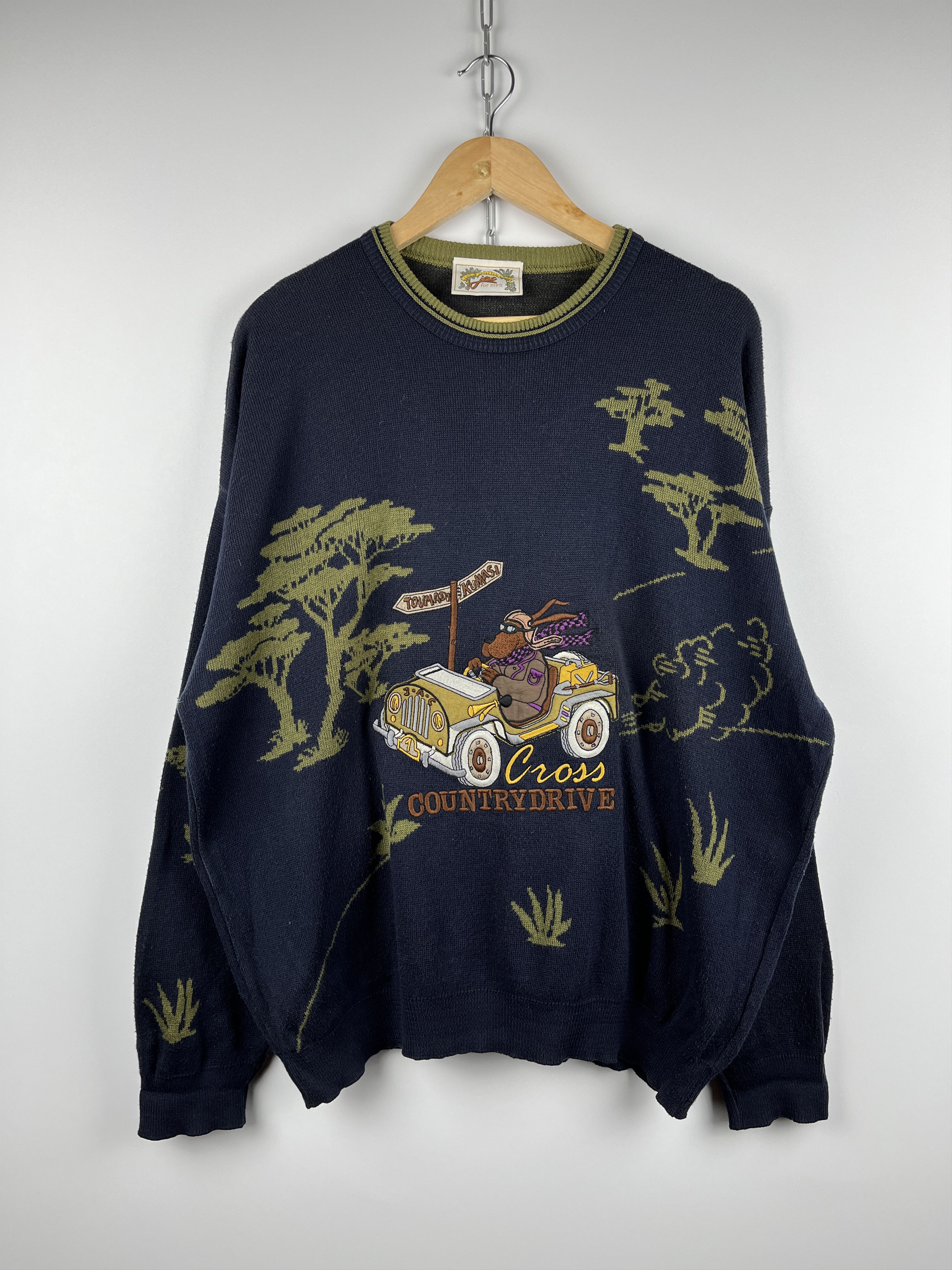 Vintage 90's Vintage Jac Cross Country Drive Sweater Size US XL / EU 56 / 4 - 3 Thumbnail