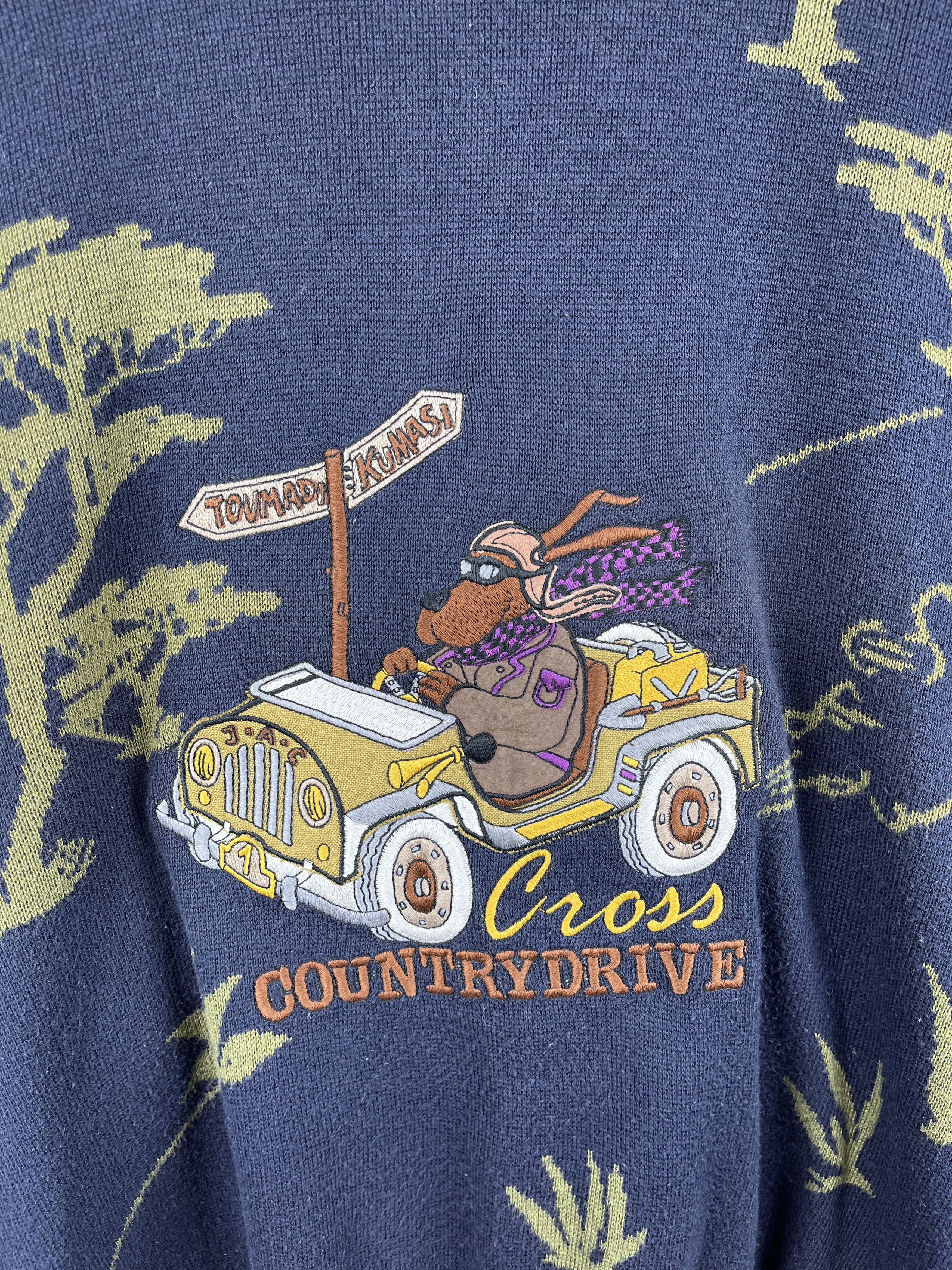 Vintage 90's Vintage Jac Cross Country Drive Sweater Size US XL / EU 56 / 4 - 5 Thumbnail