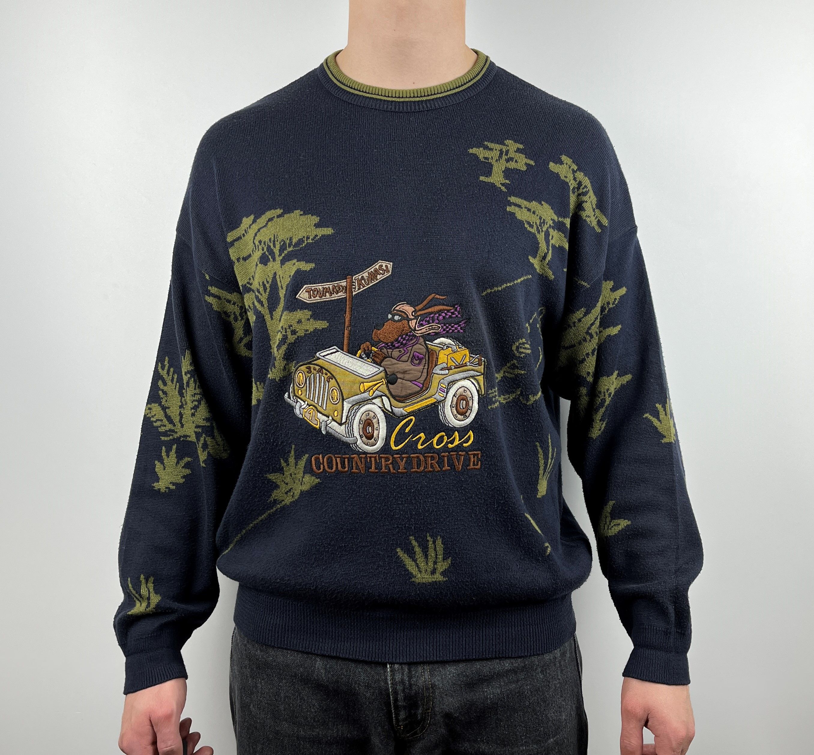 Vintage 90's Vintage Jac Cross Country Drive Sweater Size US XL / EU 56 / 4 - 1 Thumbnail