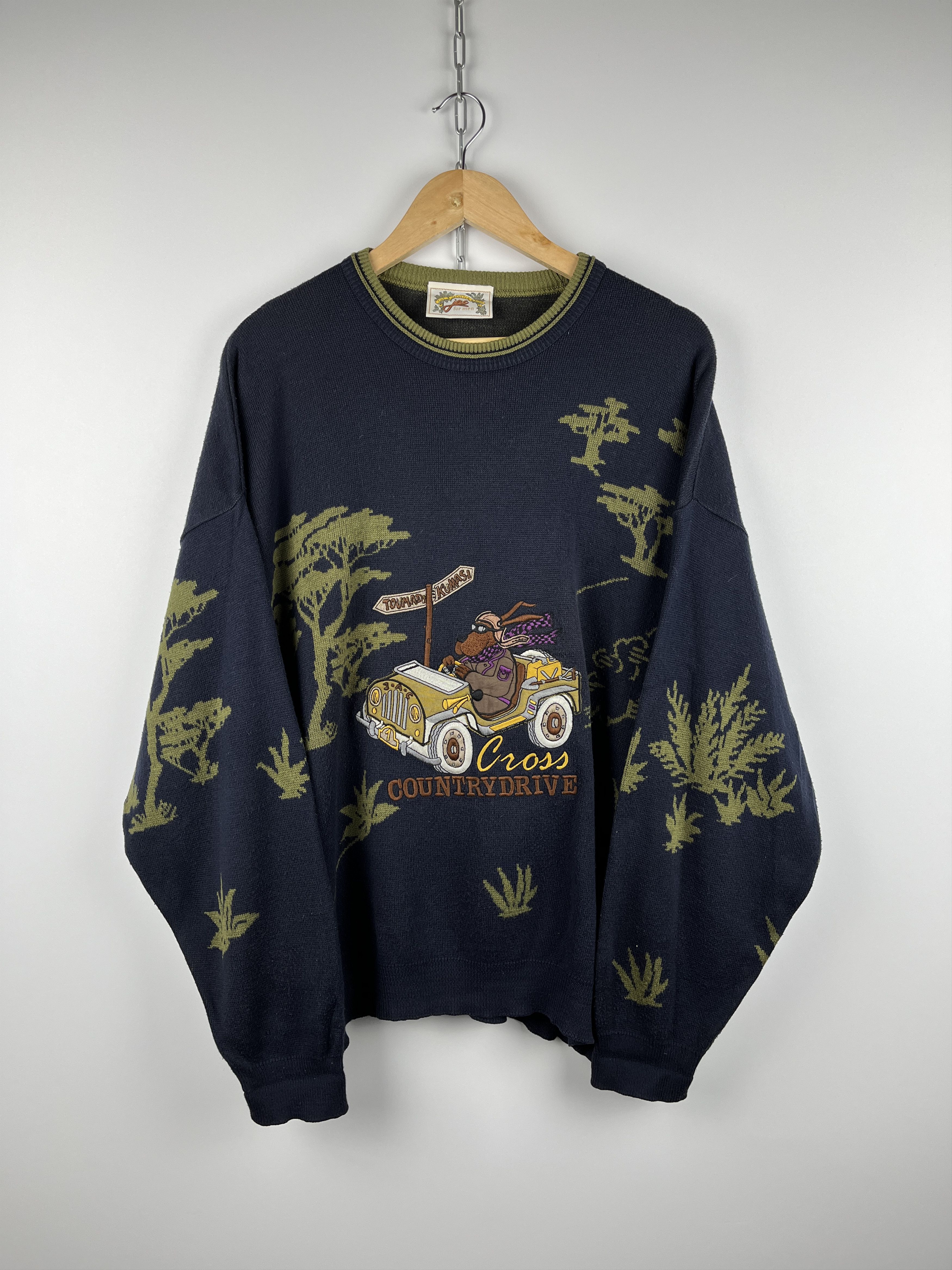 Vintage 90's Vintage Jac Cross Country Drive Sweater Size US XL / EU 56 / 4 - 2 Thumbnail