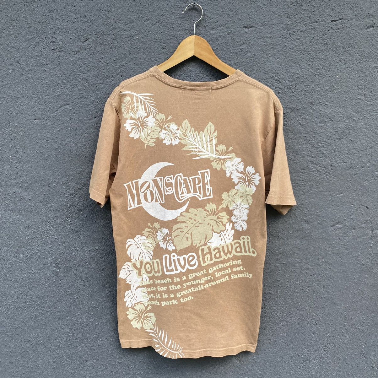 Vintage Vintage Faded Y2K Moon Scape Surf ERD GRUNGE TEE Size US L / EU 52-54 / 3 - 1 Thumbnail