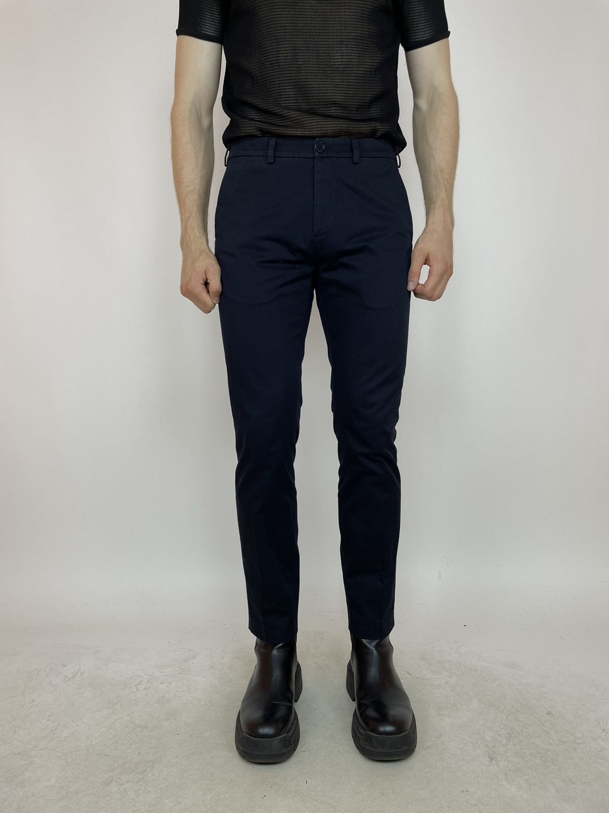 Arket ARKET Mens Chino Black Pants slim fit size 48 Size US 32 / EU 48 - 2 Thumbnail