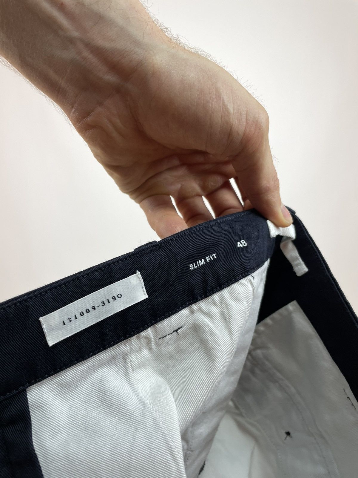 Arket ARKET Mens Chino Black Pants slim fit size 48 Size US 32 / EU 48 - 14 Thumbnail