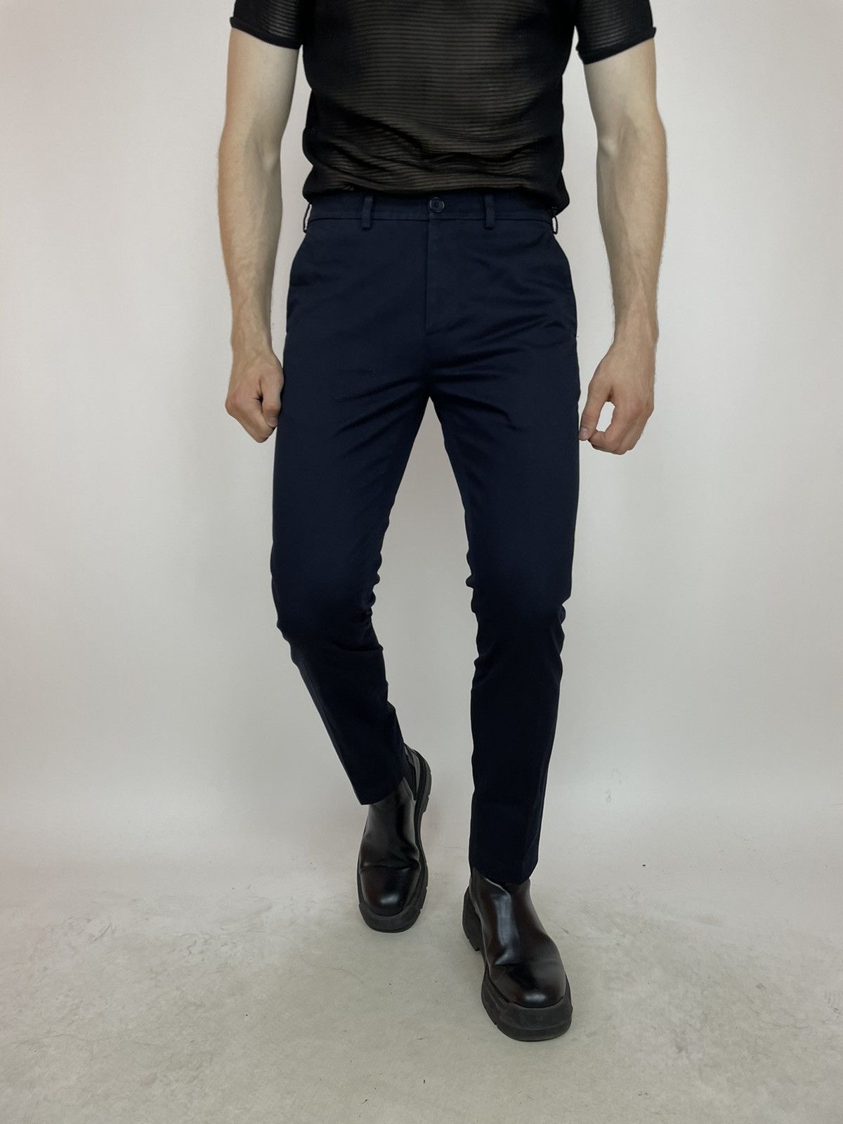 Arket ARKET Mens Chino Black Pants slim fit size 48 Size US 32 / EU 48 - 3 Thumbnail
