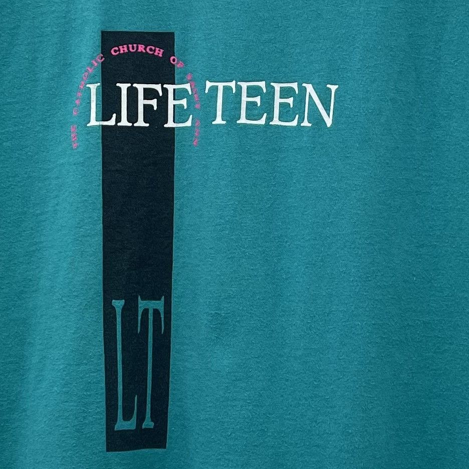 Beauty Beast × Fruit Of The Loom × Vintage Vintage 90s The Touch Of The Masters Hand Life Teen T-Shirt Size US XL / EU 56 / 4 - 5 Thumbnail