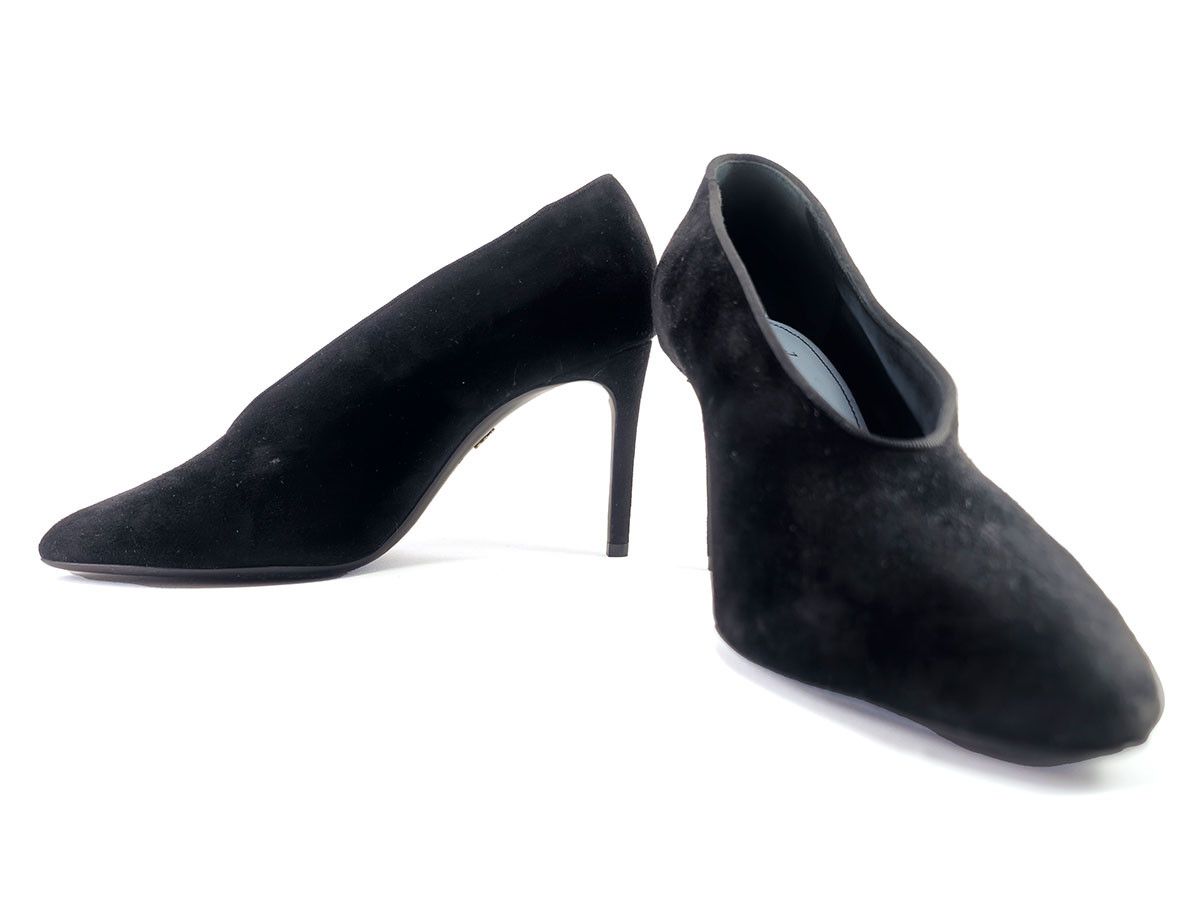Lanvin Black Suede Low Cut Pumps Womens EU 40 UK 6.5